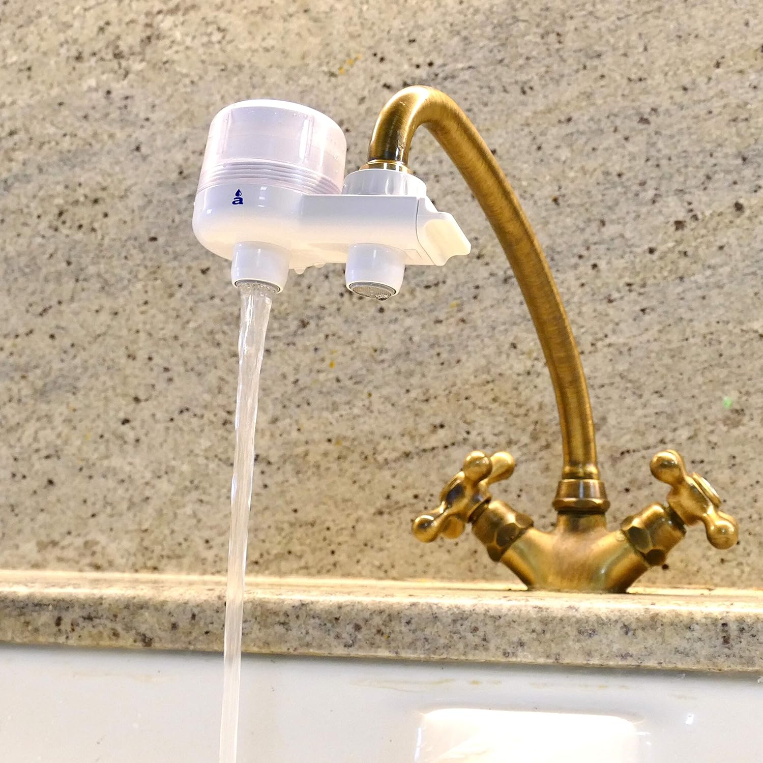 AQUASAN Aquacompact Kit 2000 Litri - Filtro Rubinetto, White - immagine 5