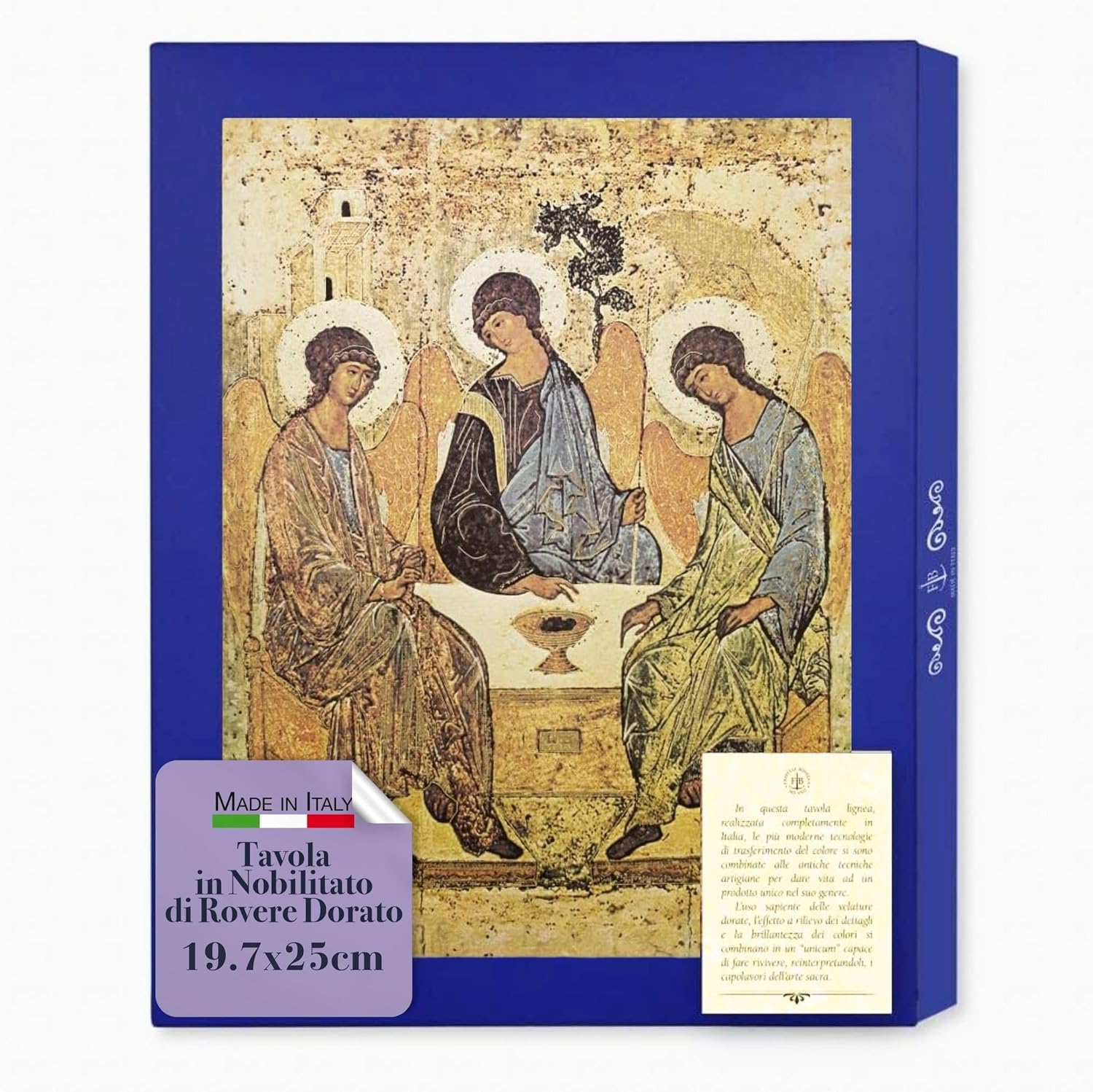 Fratelli Bonella - Icona Trinità di Rublëv 19.7x25cm