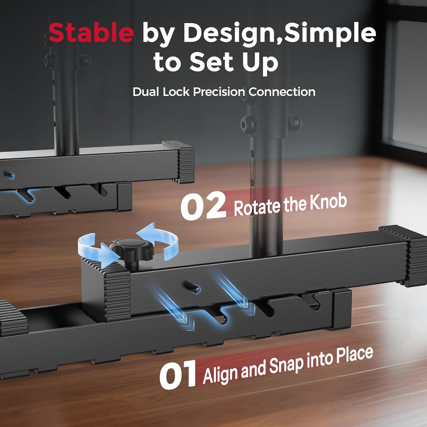 Sportsroyals - Barra Regolabile per Dip Bar 400 LBS - immagine 4