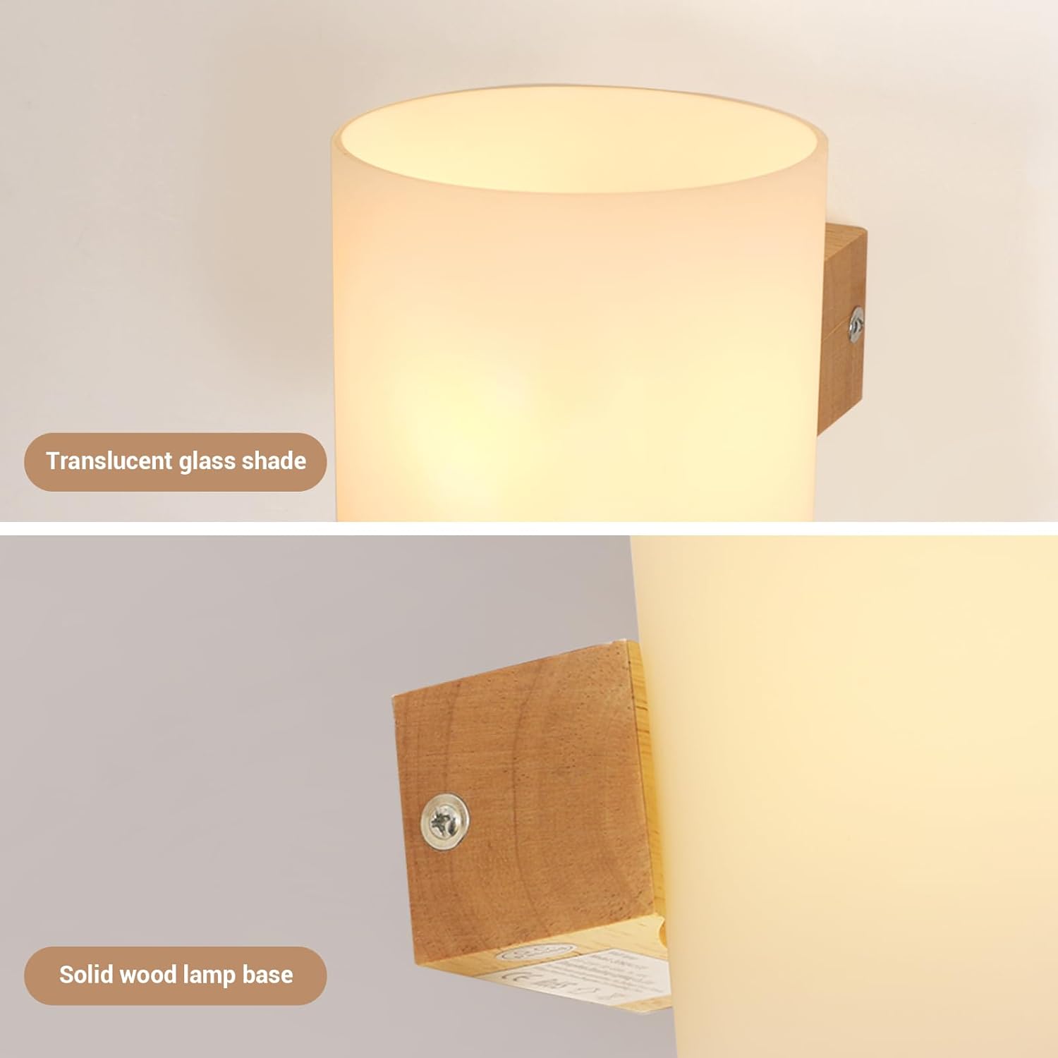 Mckalen Applique da Parete Interno E27 (2 pezzi) - immagine 5