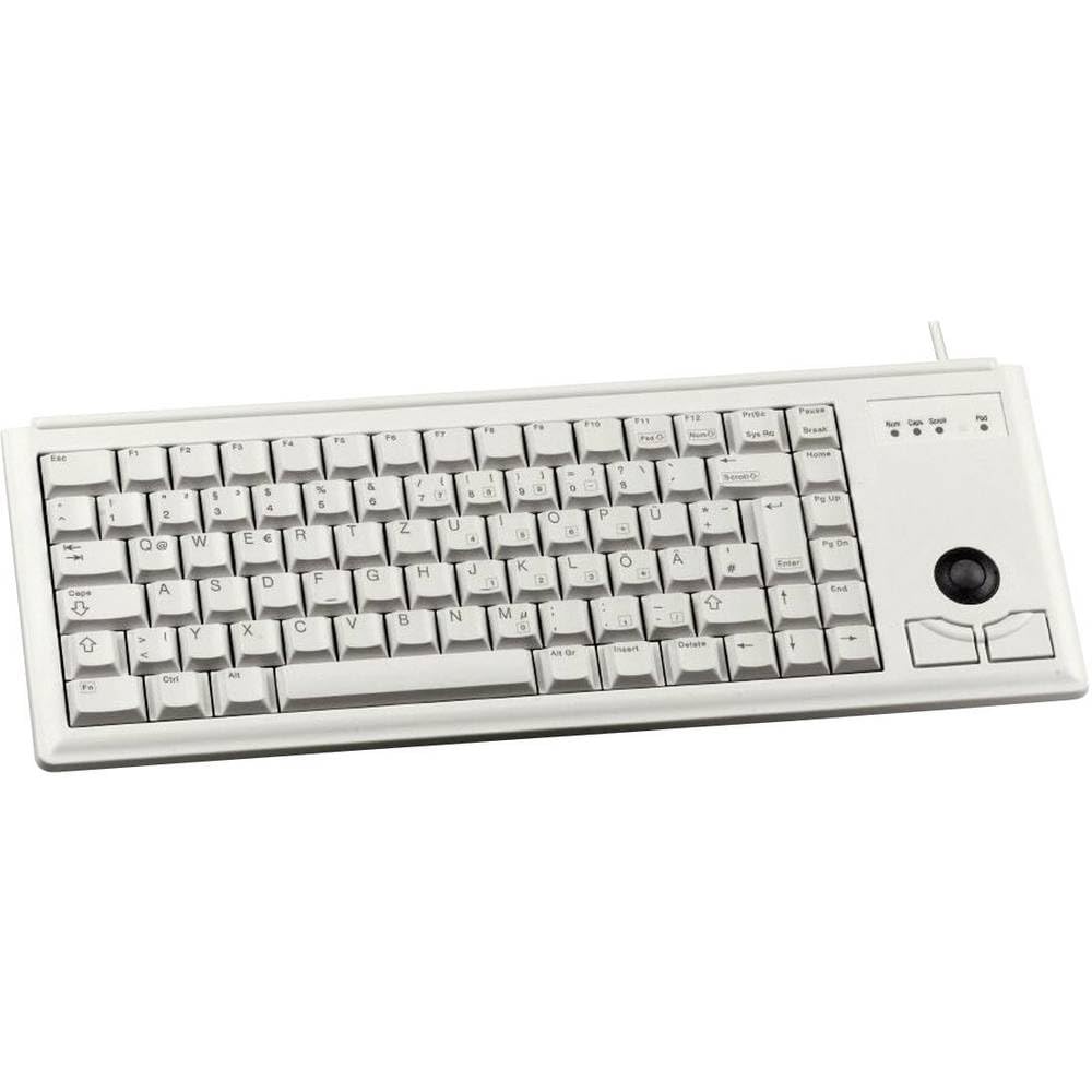 Cherry G84-4400 - Tastiera Compatta con Trackball, Grigio