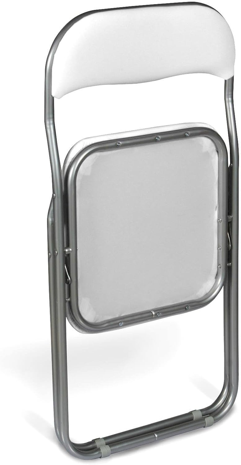 Dmora Set 2 Sedie Pieghevoli Marbella, Bianco - immagine 5