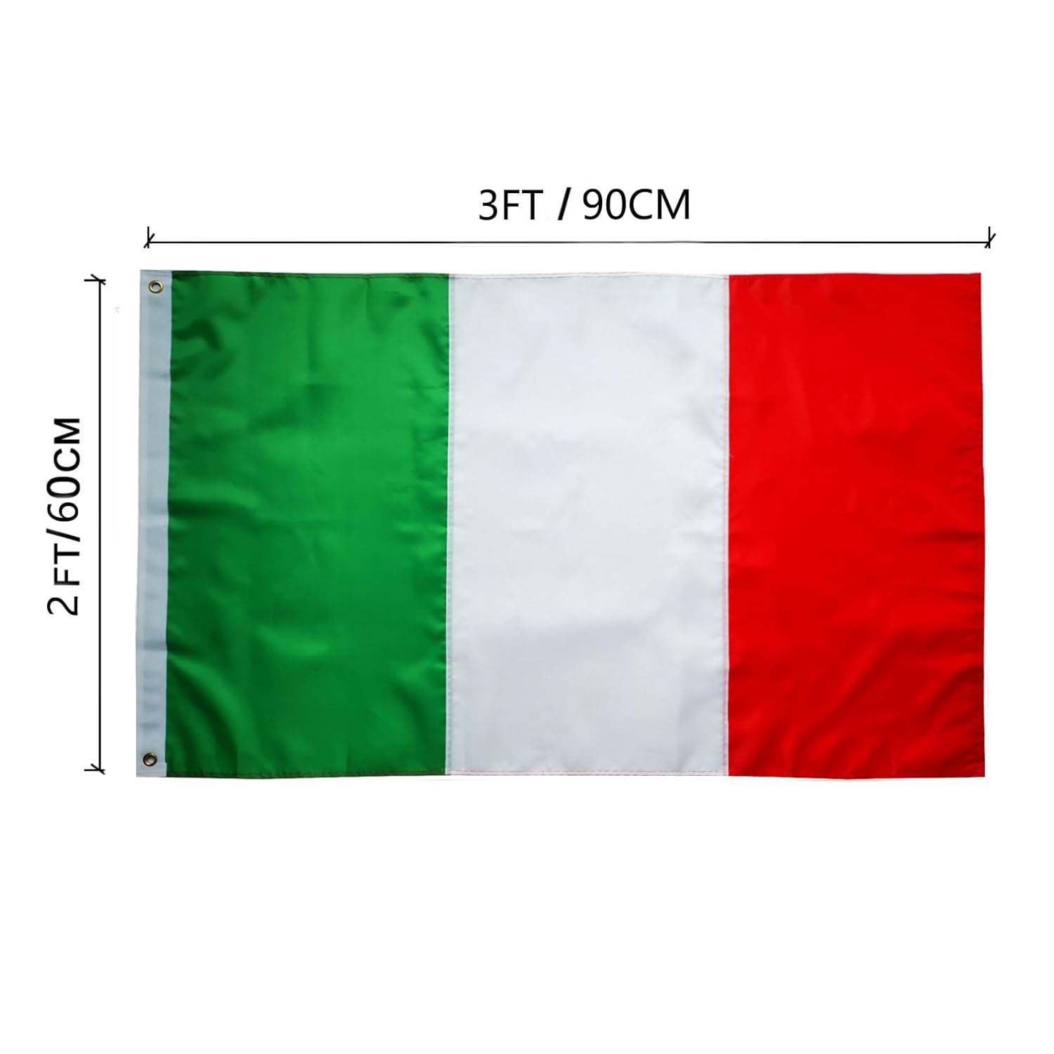 Bandiera italiana 60x90 cm - Oxford 210D Premium - immagine 2