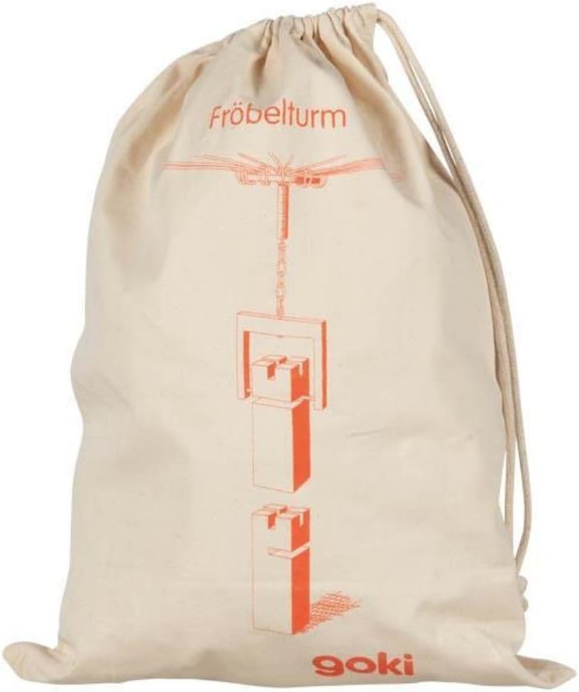 Goki La Tour de Fröbel con Sacchetto di Cotone - immagine 2