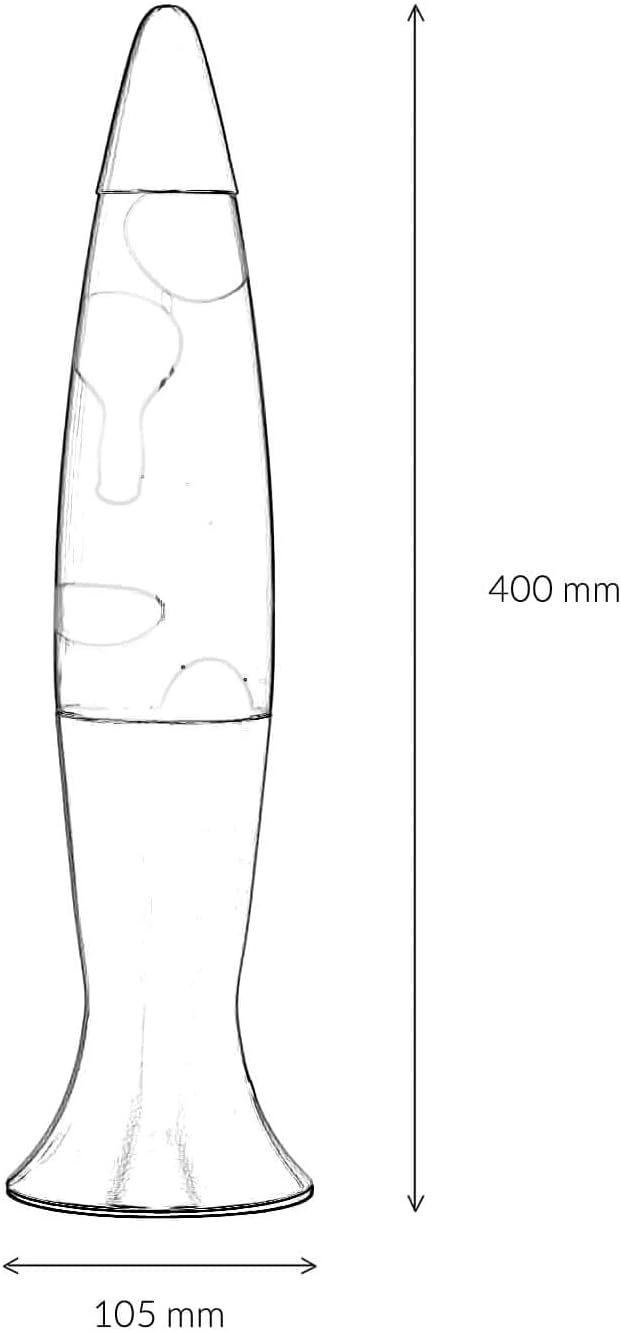 Easylight Lampada Lava 40 cm, Nero Giallo Viola - immagine 7