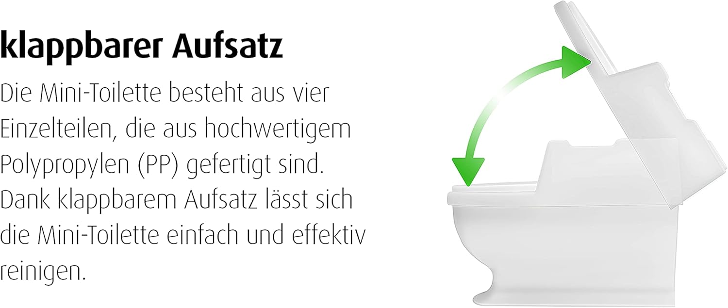 Reer SitzFritz - WC per bambini, vasino e vasino, colore: Bianco - immagine 2