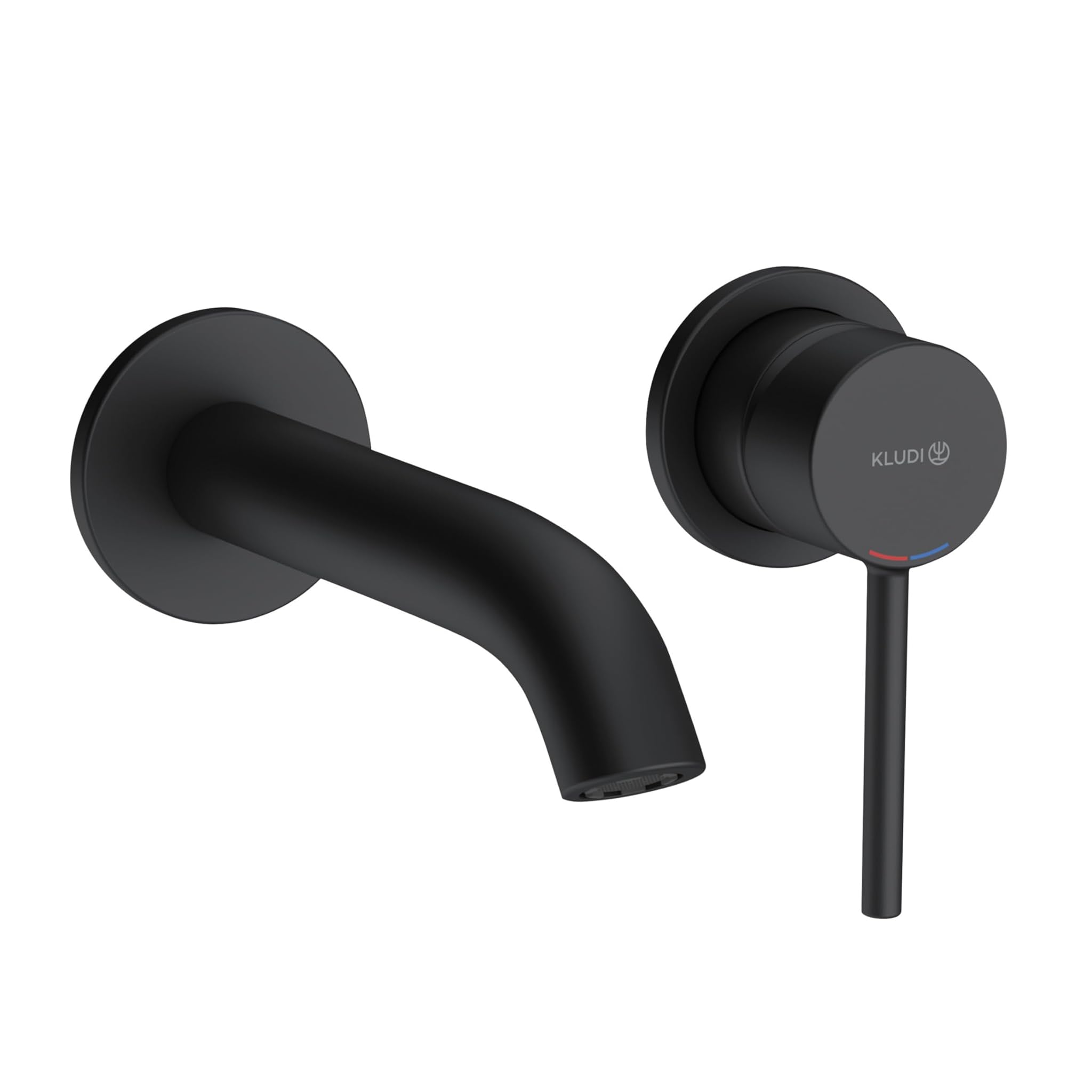 Kludi Bozz-382443976 - Rubinetto Lavabo Fisso, Nero Opaco