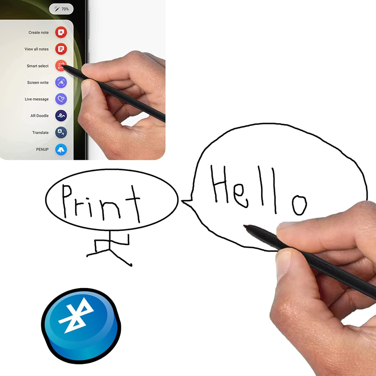 Stylus Pen Sostitutiva per Samsung Galaxy S23 Ultra - immagine 3