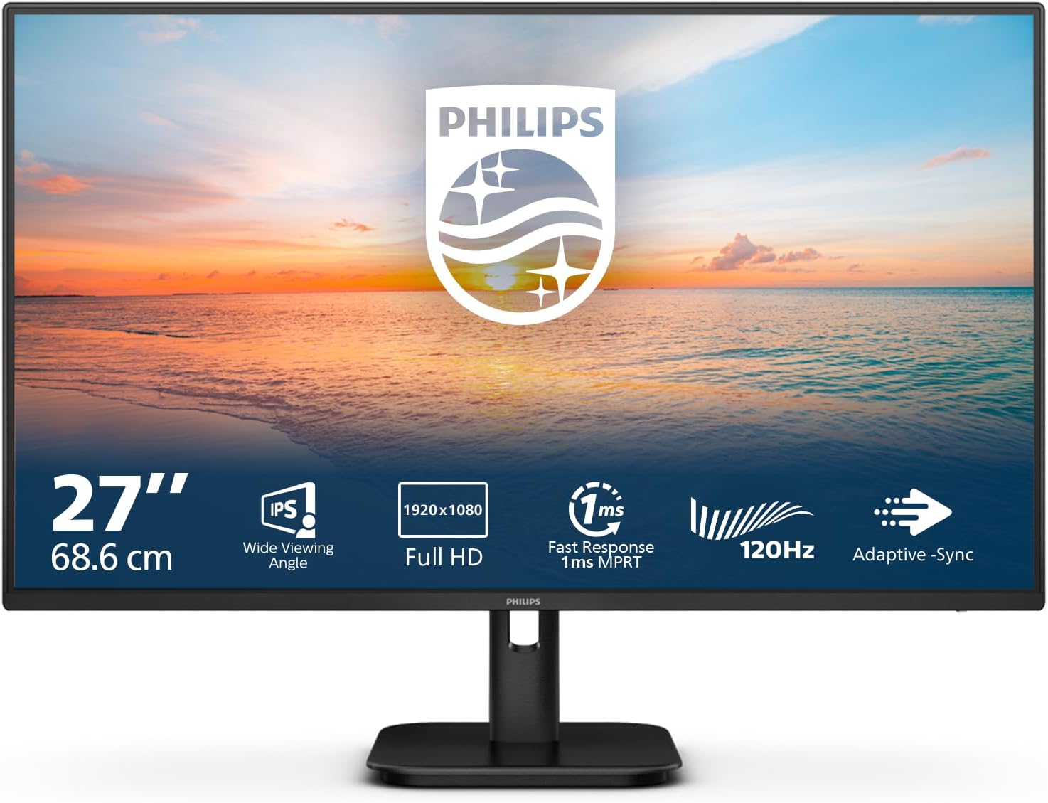 Philips 27E1N1100A - Monitor Full HD 27 pollici, Nero - immagine 2