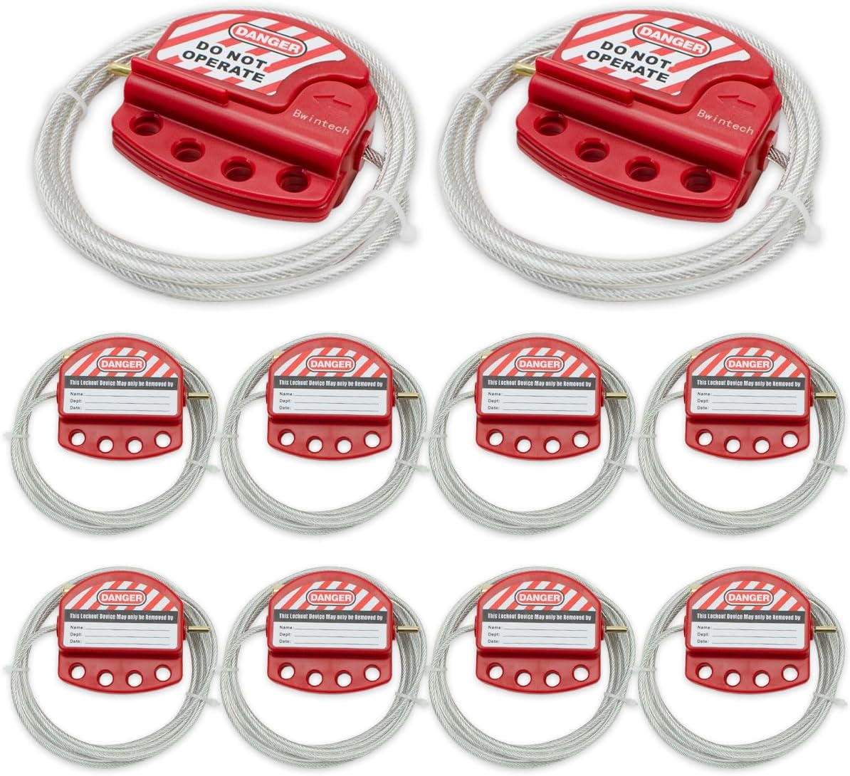 Bwintech Cavo d'Acciaio Regolabile 10 Pezzi - immagine 1