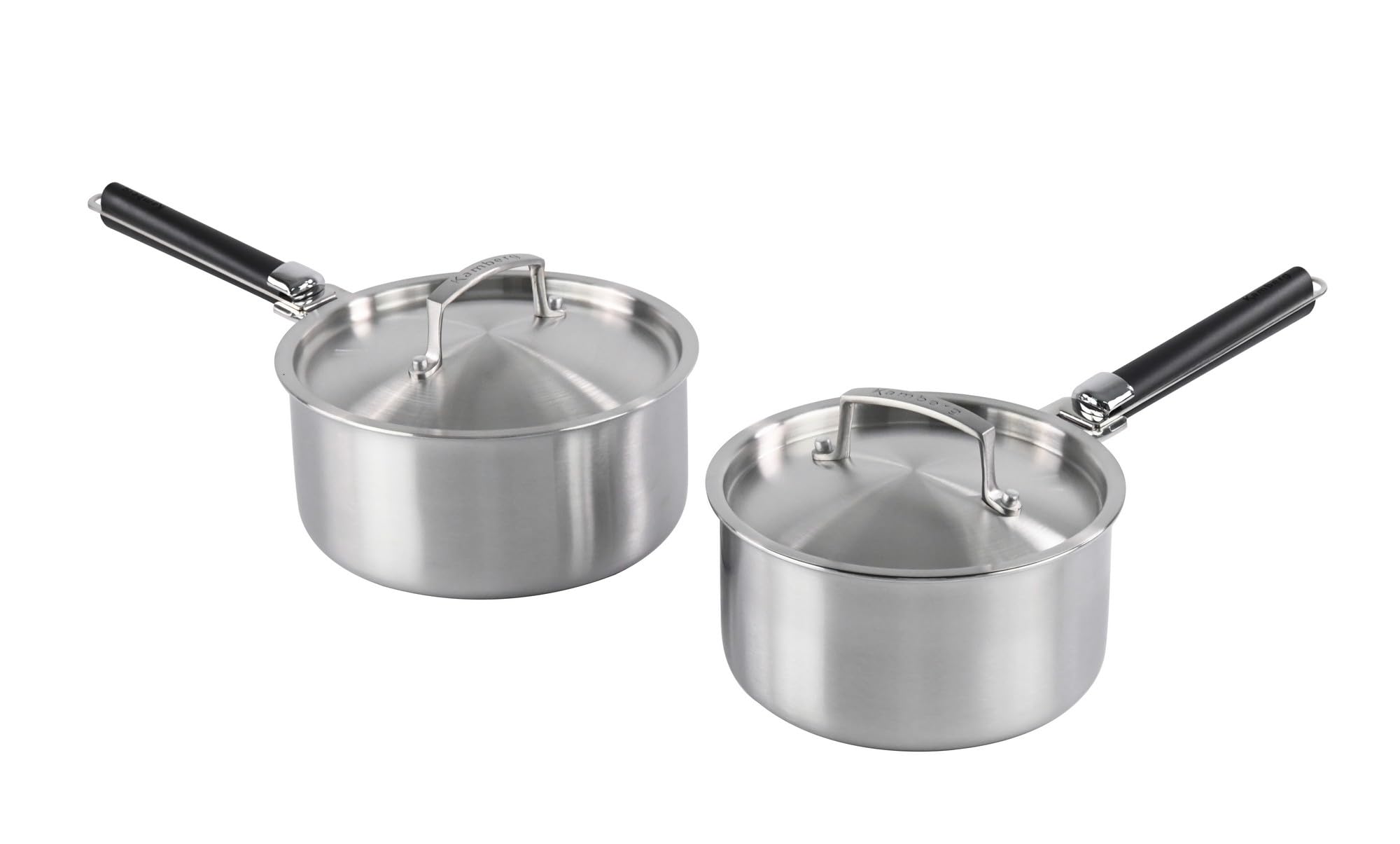 Kamberg - Cofanetto 2 Pentole 18/20 cm Acciaio Inox Triply