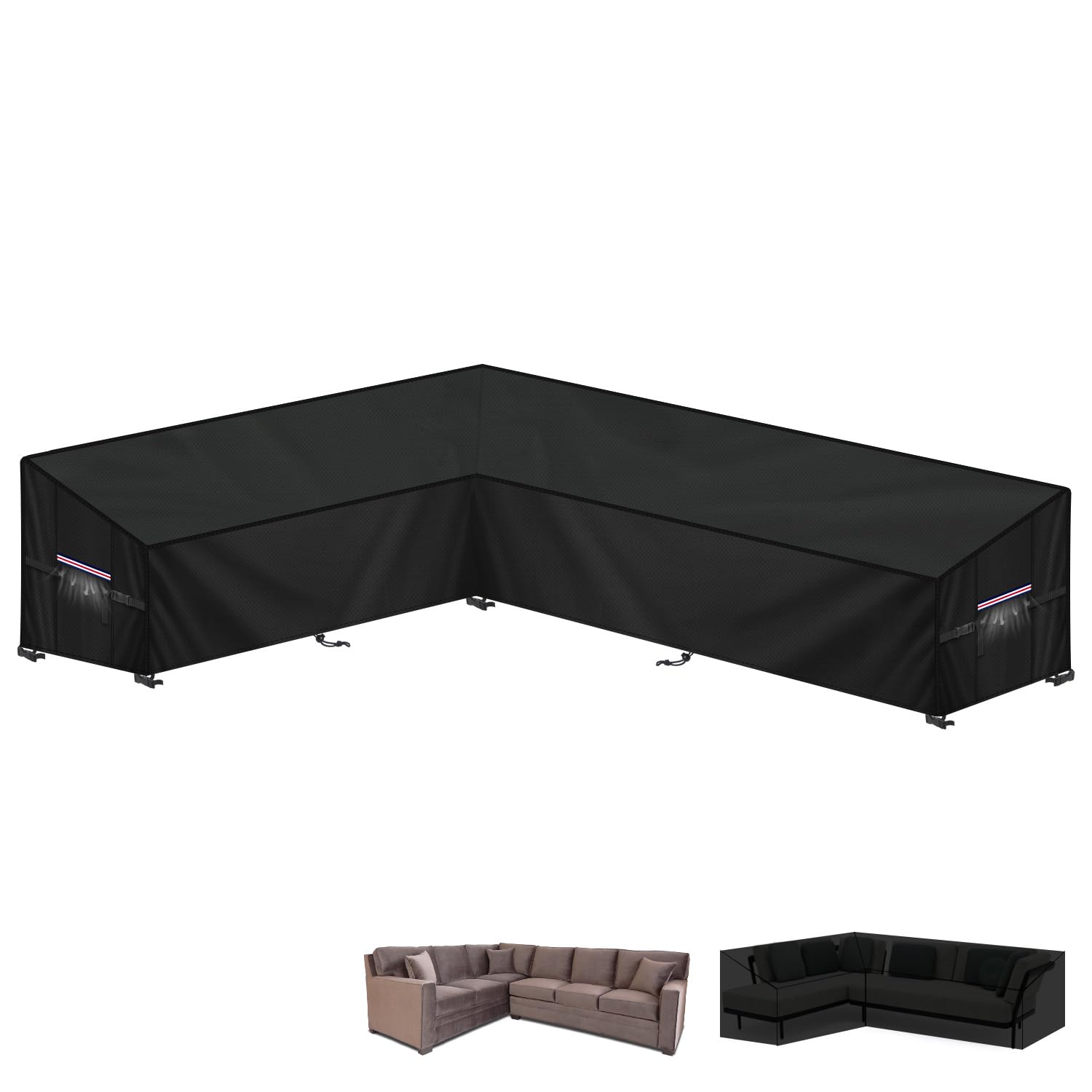 Lamuni Copertura Divano Giardino a L 420D Oxford