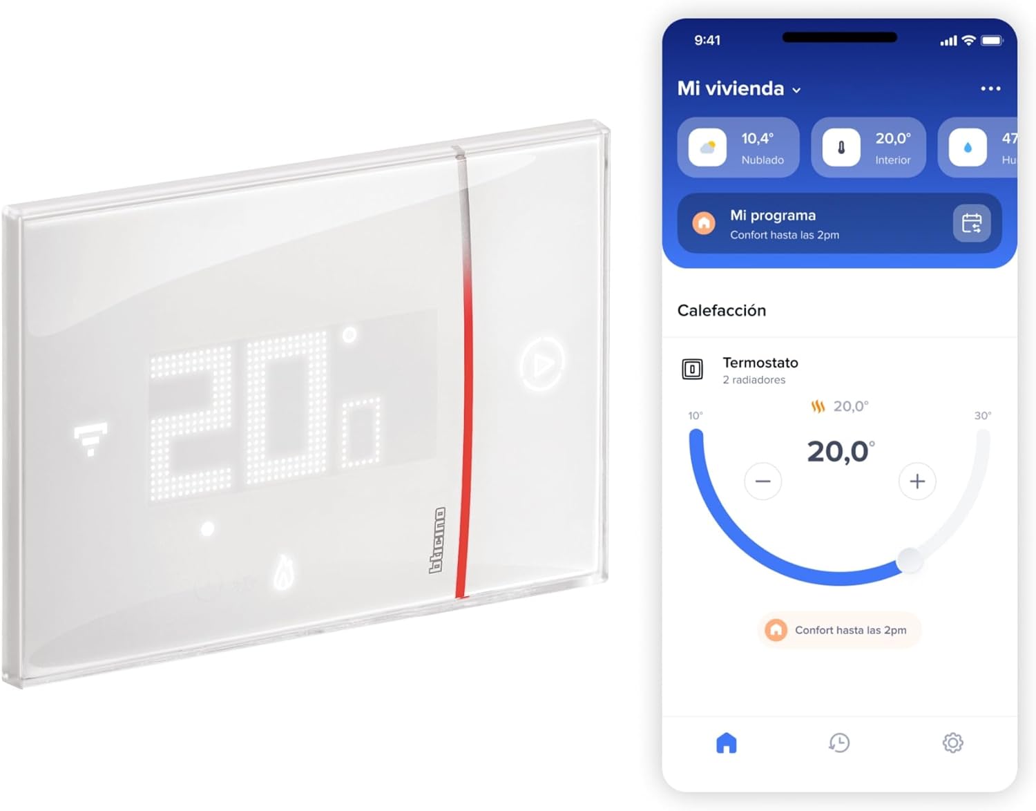 Bticino Xw8002E - Termostato Wifi New Smarther2 - immagine 1