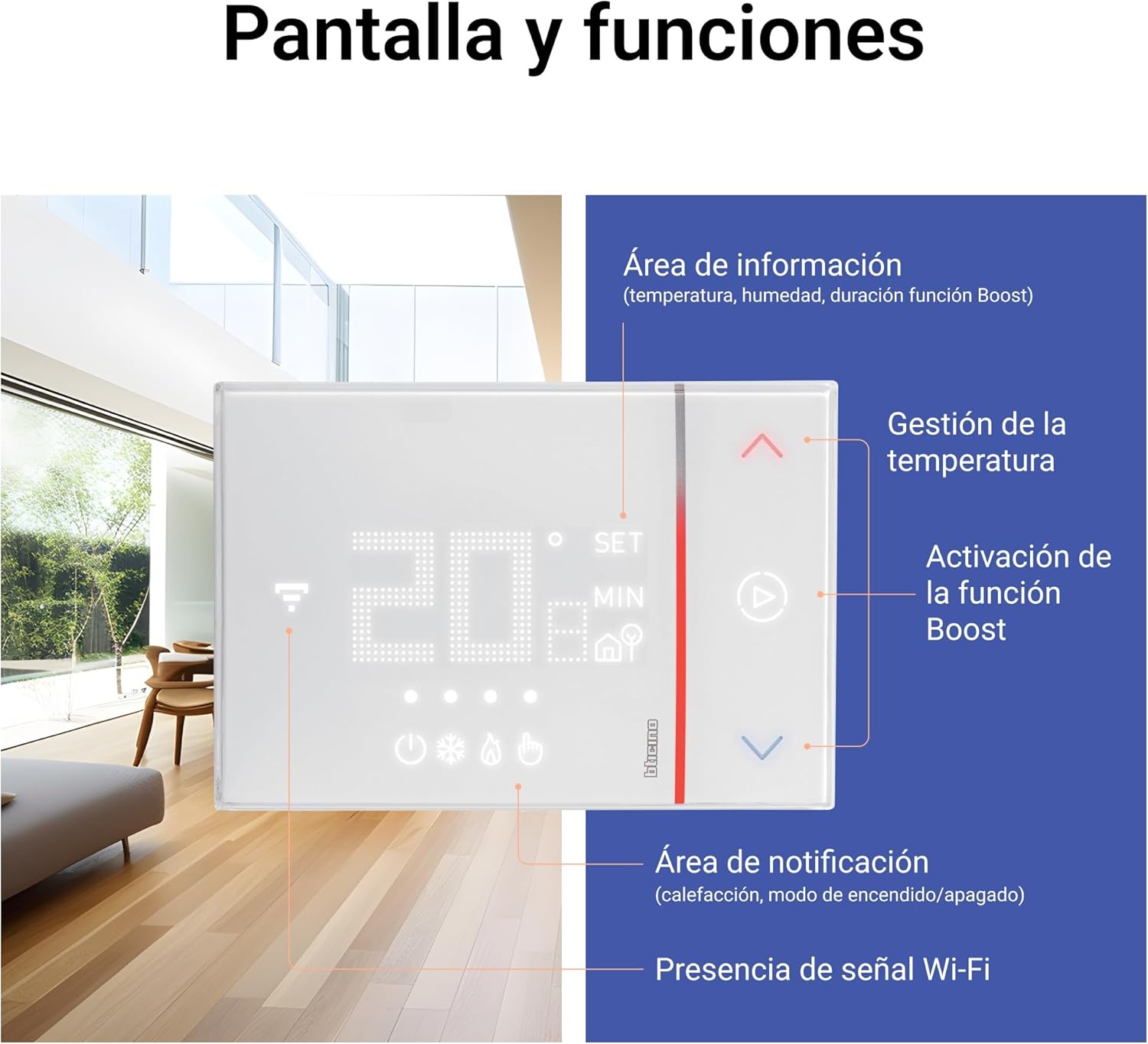 Bticino Xw8002E - Termostato Wifi New Smarther2 - immagine 7