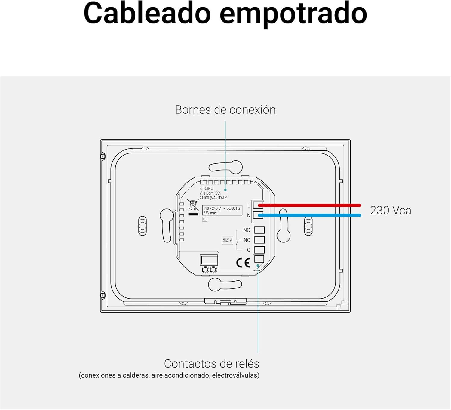 Bticino Xw8002E - Termostato Wifi New Smarther2 - immagine 8