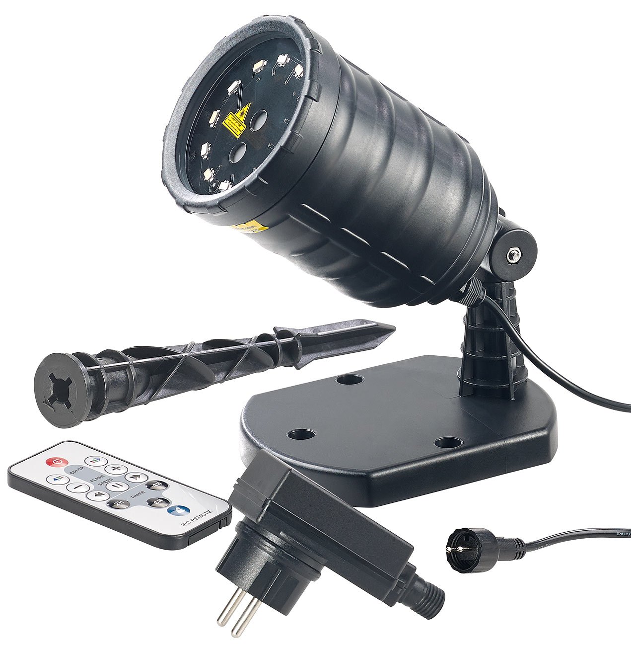 Lunartec Proiettore Laser di Stelle con 12 LED