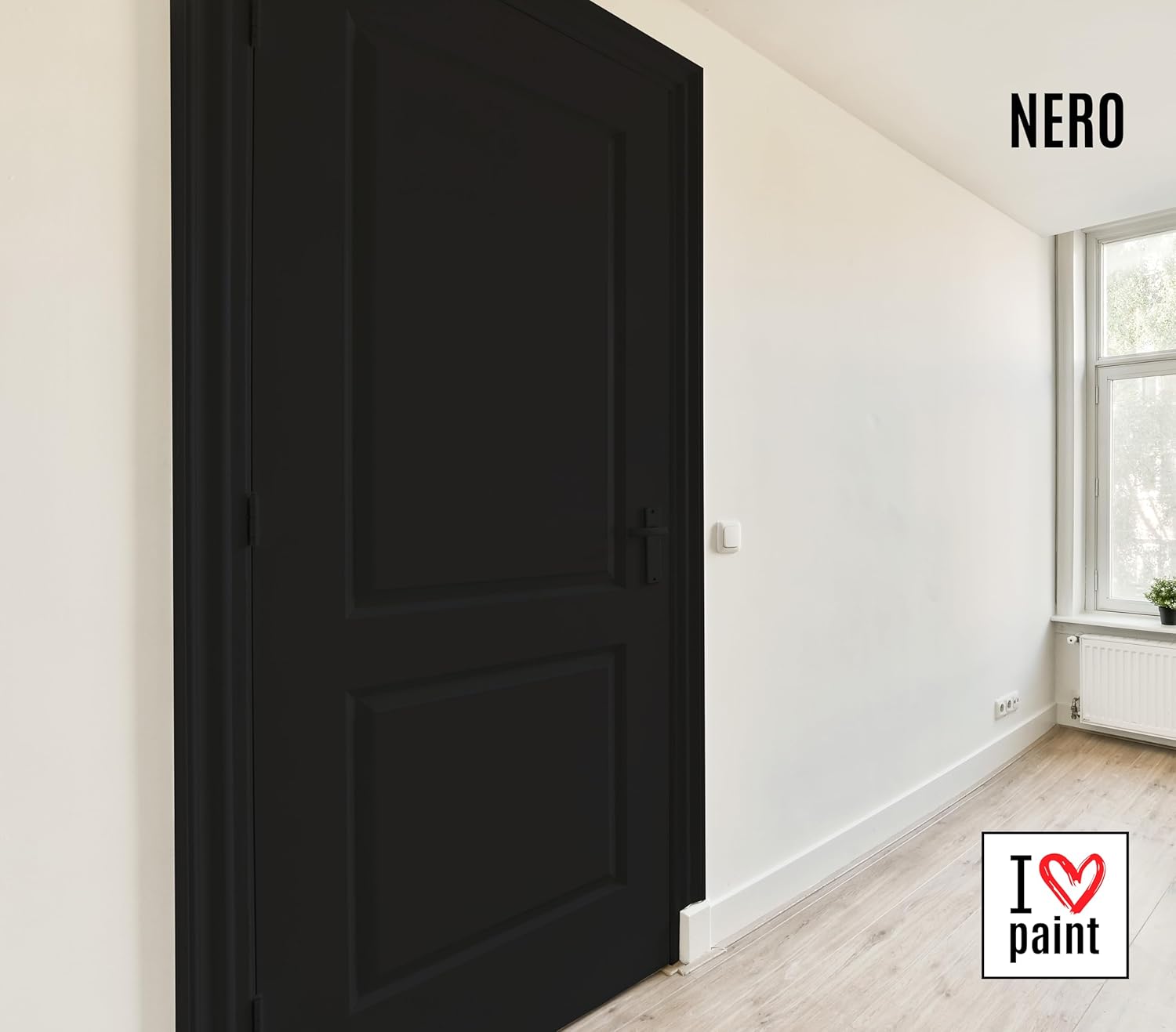 I LOVE CHALK PAINT Colore Nero 4 Litri - immagine 4