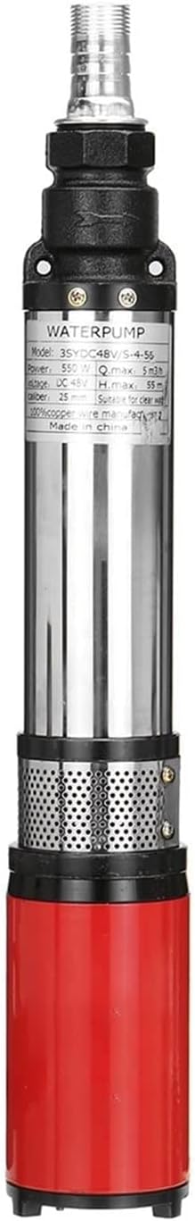Zyiy 12V DC Pompa Sommergibile per Pozzi Profondi 250W