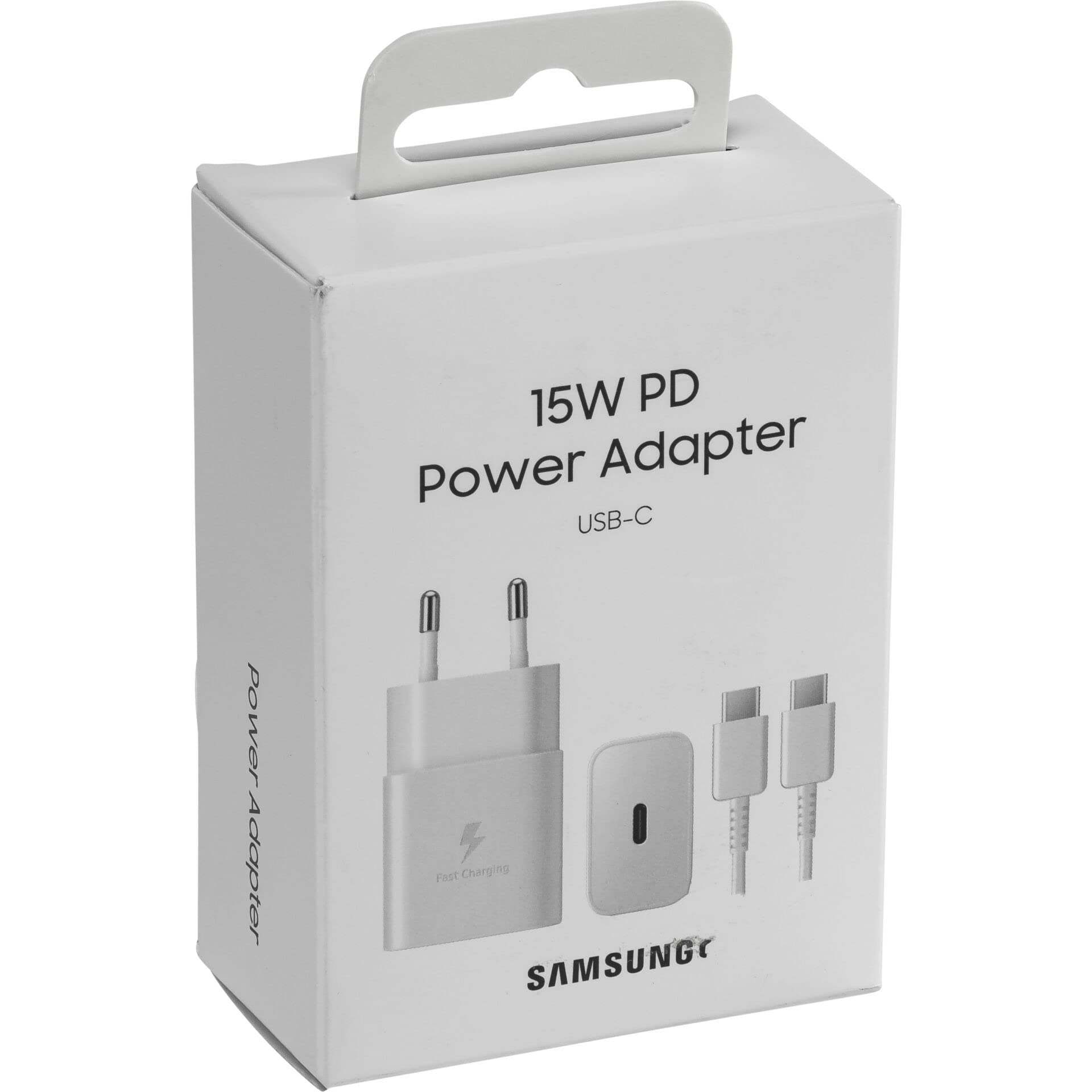 Samsung EP-T1510X Caricatore da 15W, Porta USB-C (con Cavo), white
