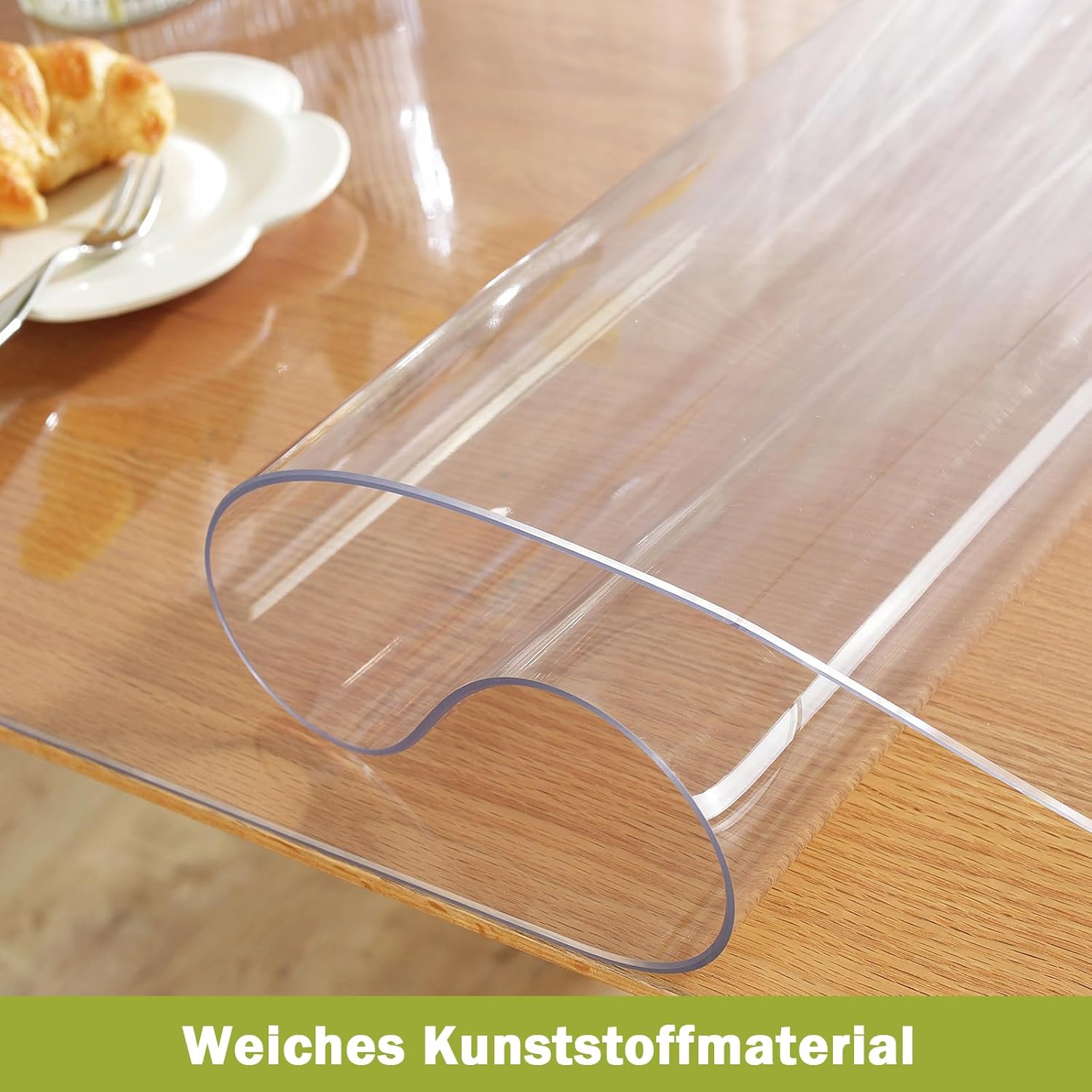 Ostepdecor Copritavolo Trasparente PVC 110x210cm - immagine 3