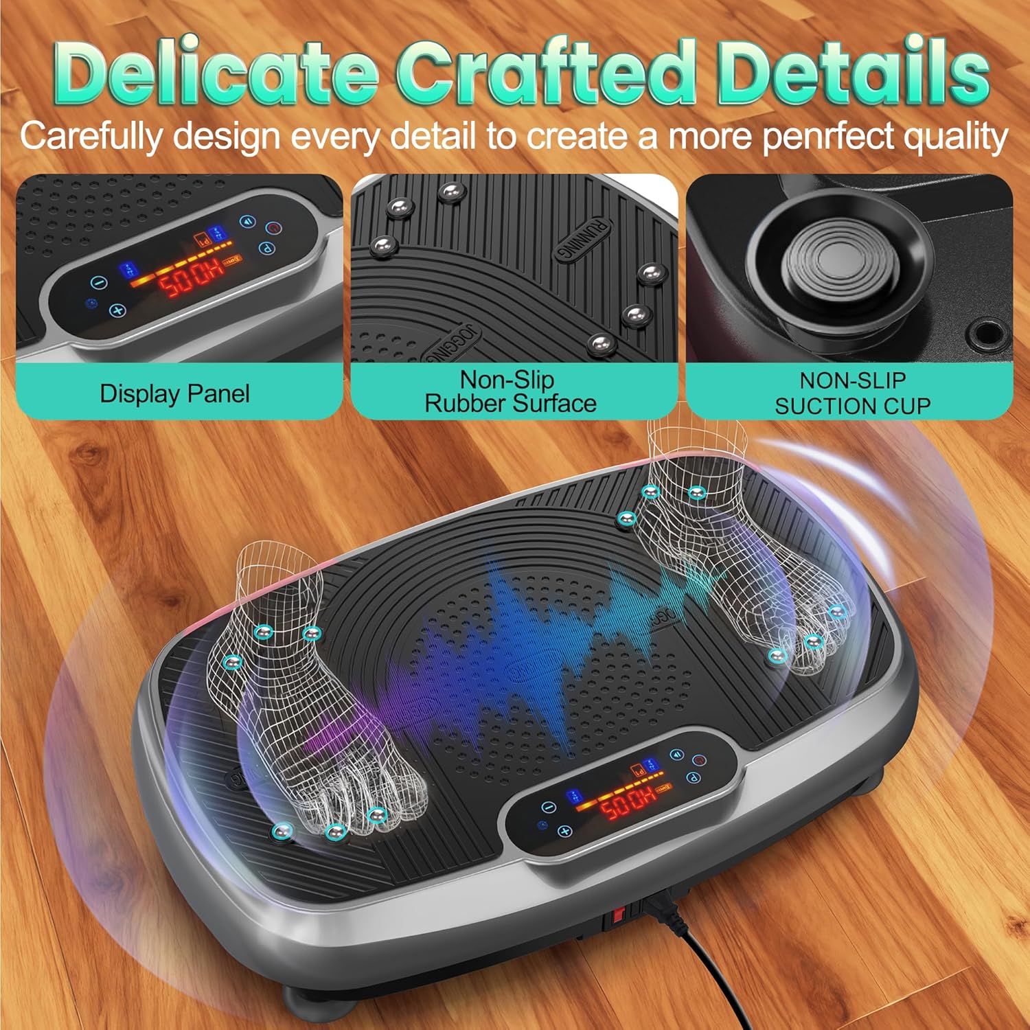 Piastra Vibrante Migliorata con Doppi Motori - immagine 2