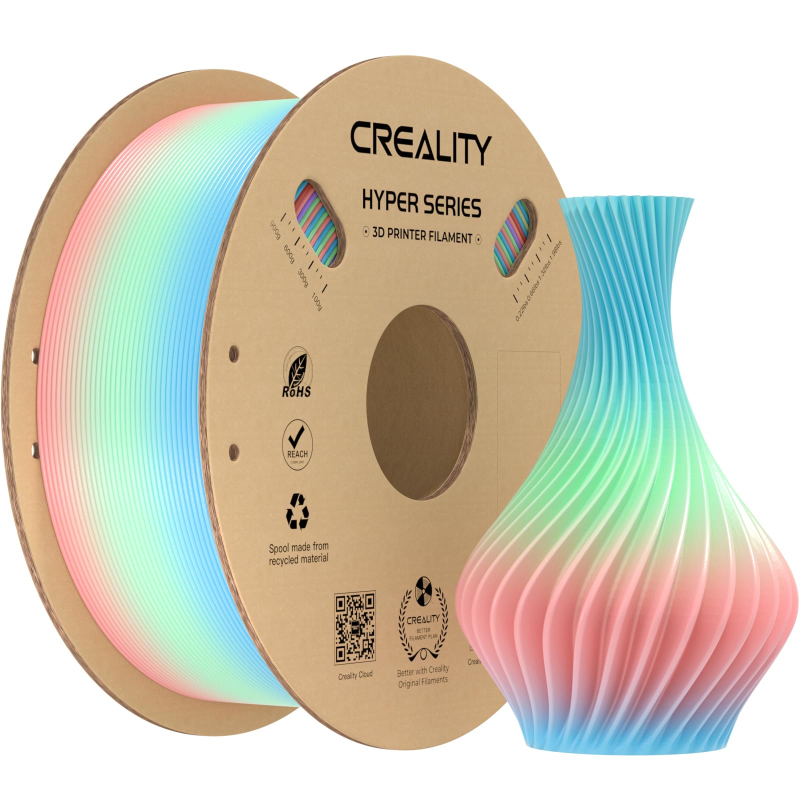 Creality Filamento Hyper PLA Arcobaleno 1kg