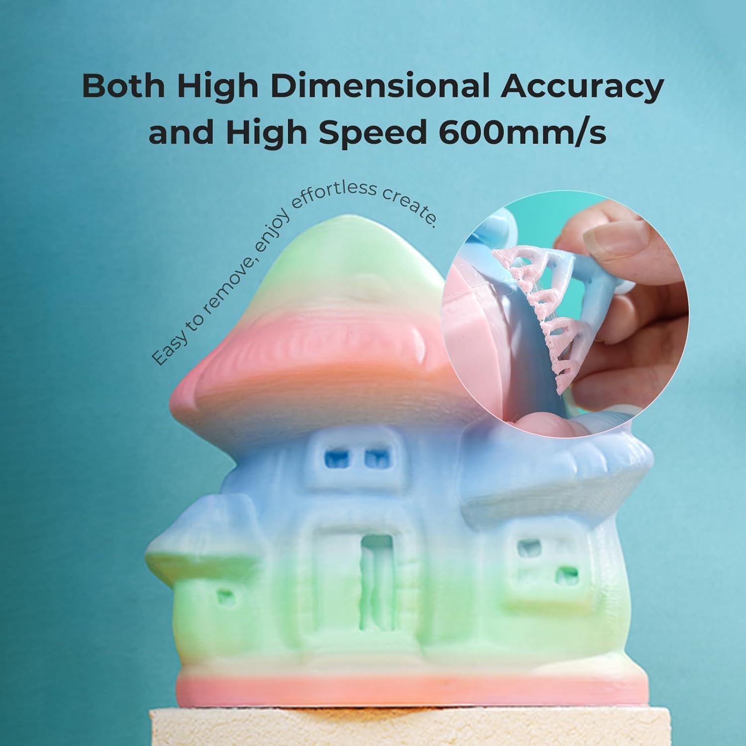 Creality Filamento Hyper PLA Arcobaleno 1kg - immagine 5