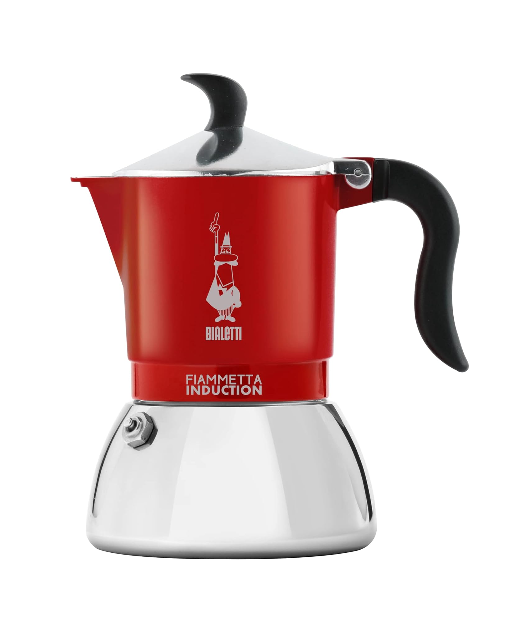 Bialetti 0007144 Caffettiera, Rosso, 4 Tazze