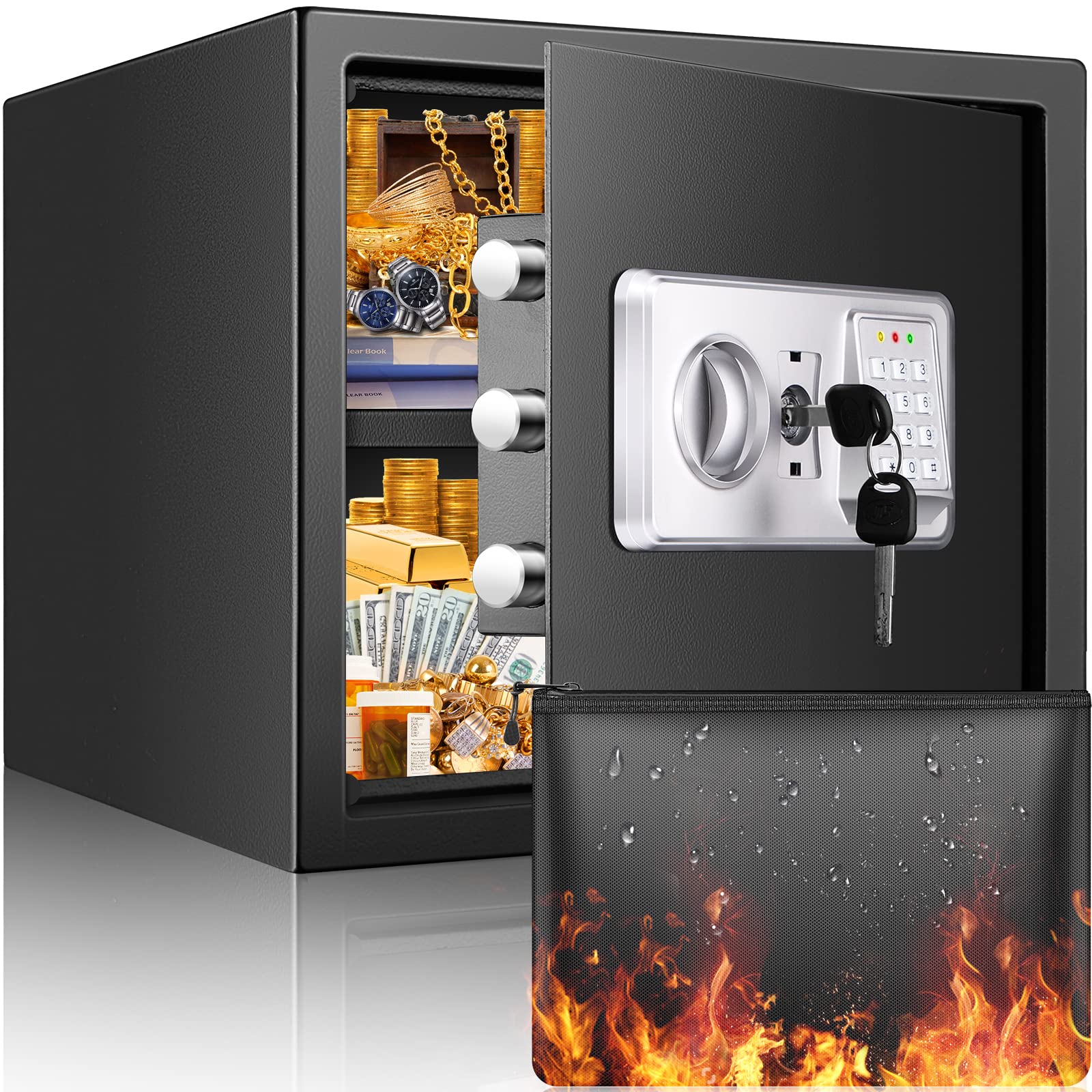 Cassaforte Digitale Ignifuga 30L con Allarme