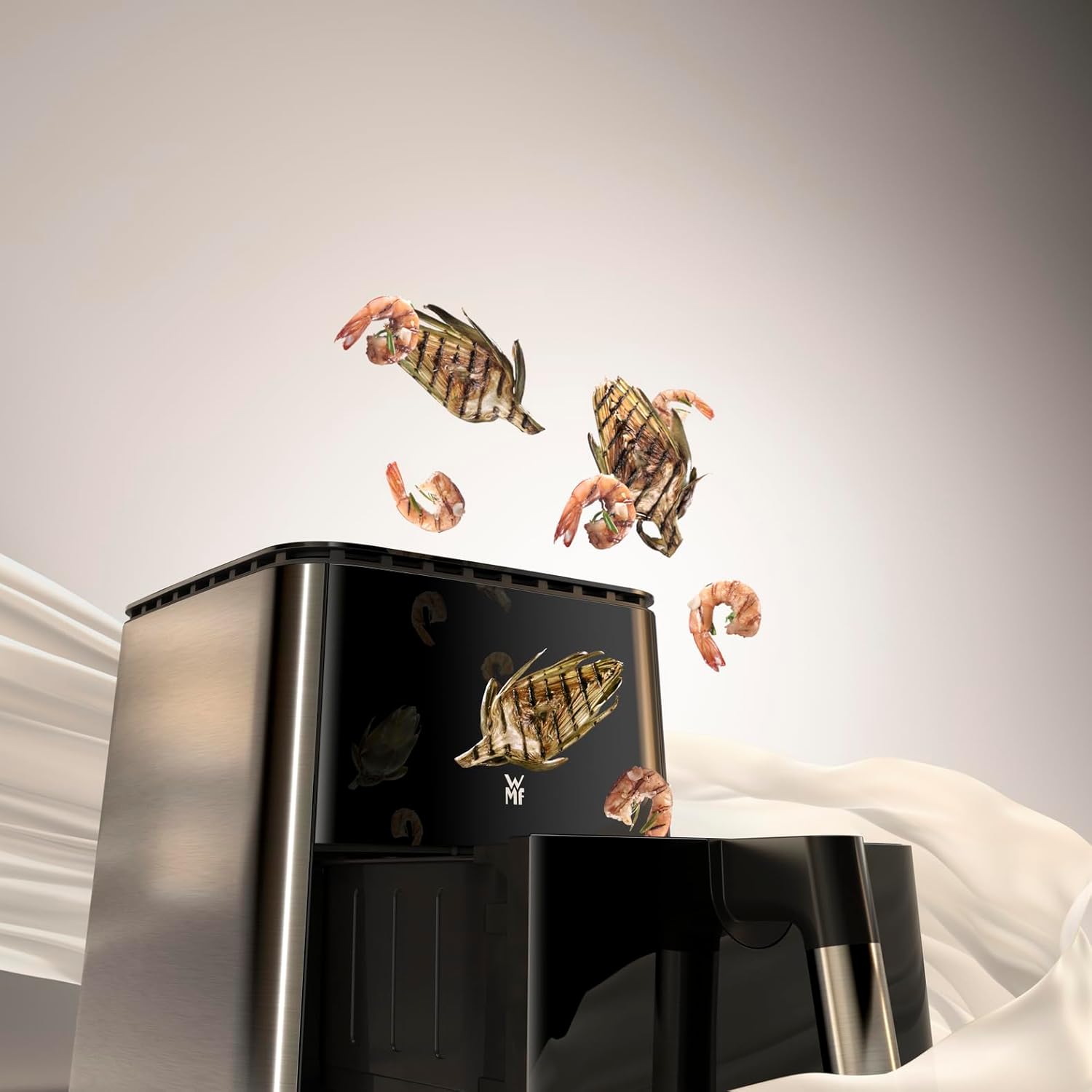 WMF Multi Tast Friggitrice ad Aria Calda 1550W, Nera - immagine 19