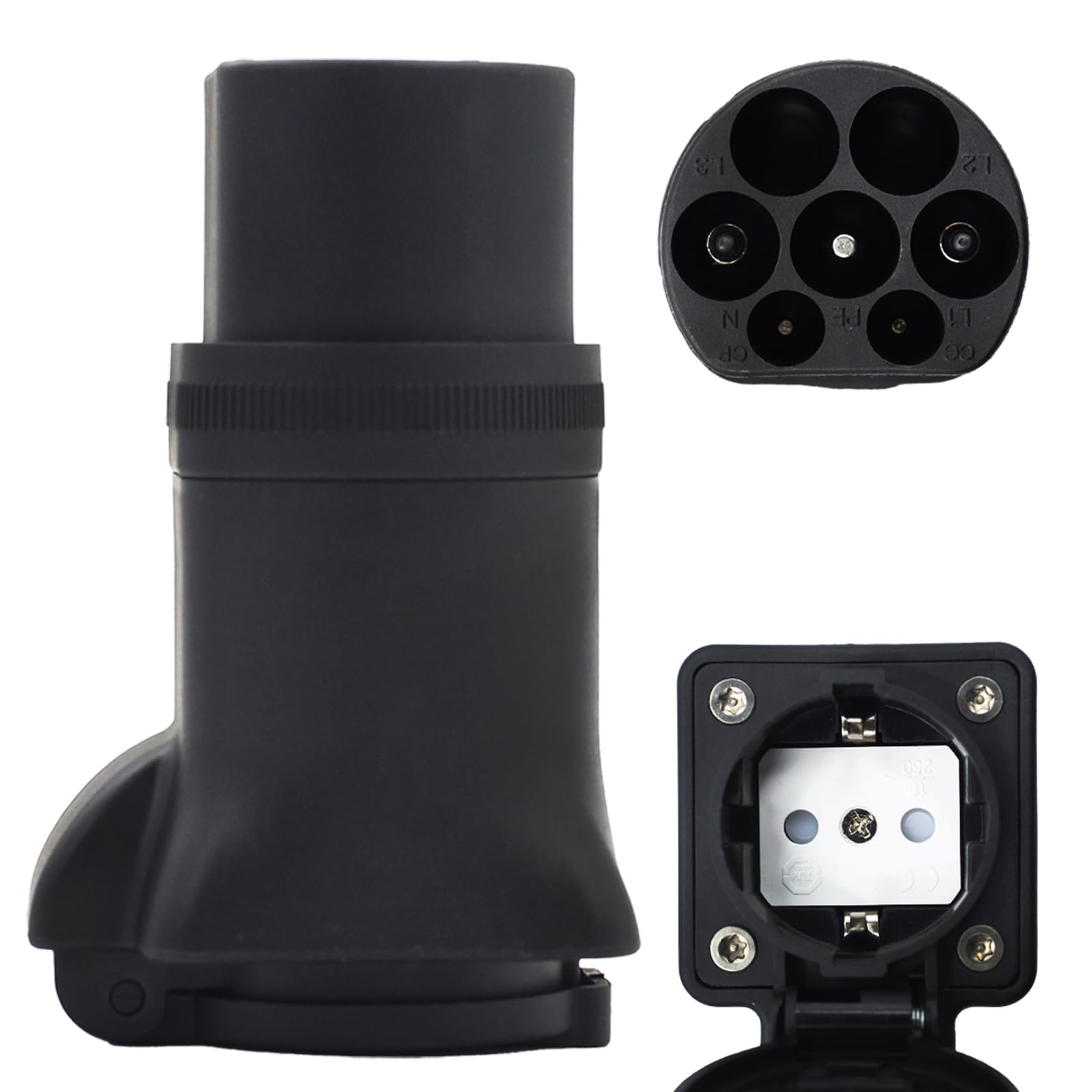 Adattatore Schuko Tipo 2 per Veicoli Elettrici