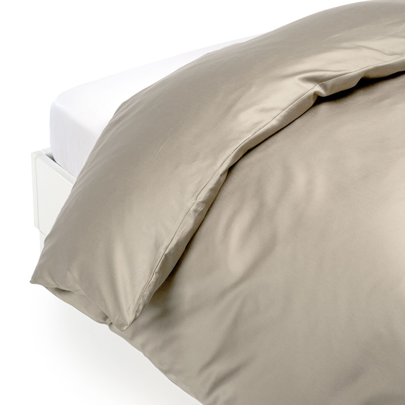 Caleffi Sacco Copripiumino Matrimoniale Raso Sabbia in Raso di cotone - 69099