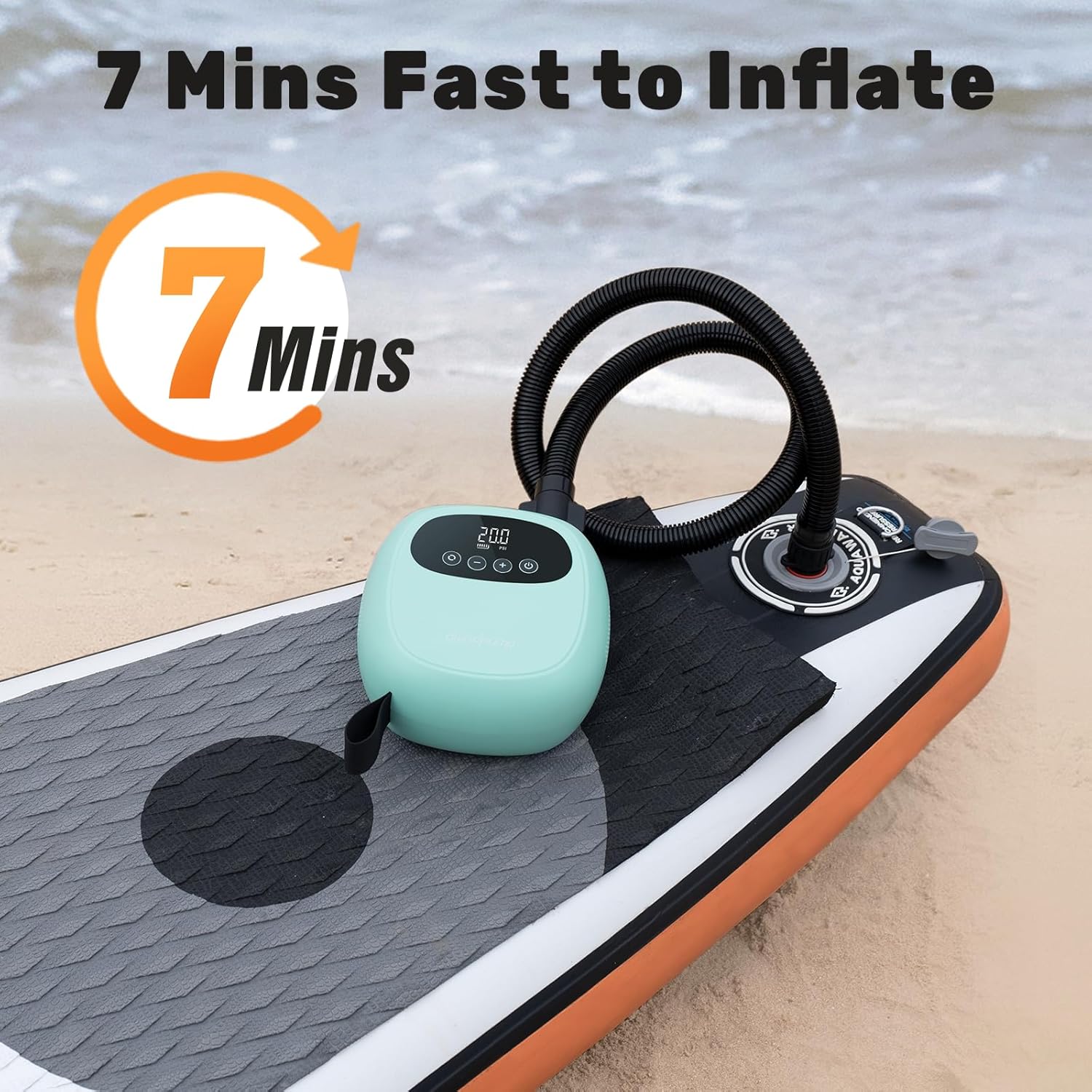 Pompa Elettrica SUP 20PSI Ricaricabile - immagine 2