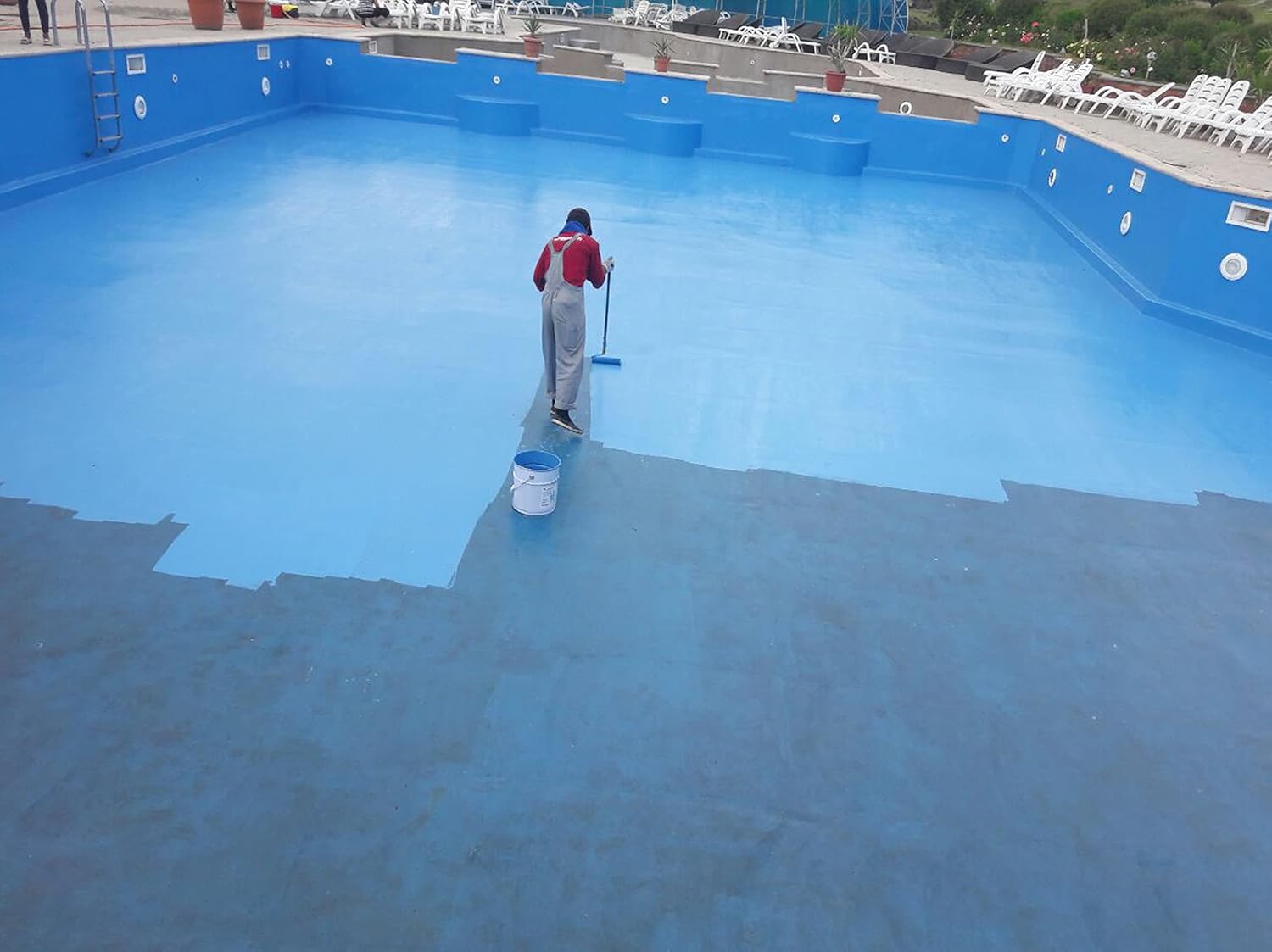 Tecno Prodist TECPISCEL W - Vernice Per Piscine Blu 11 Kg - immagine 4