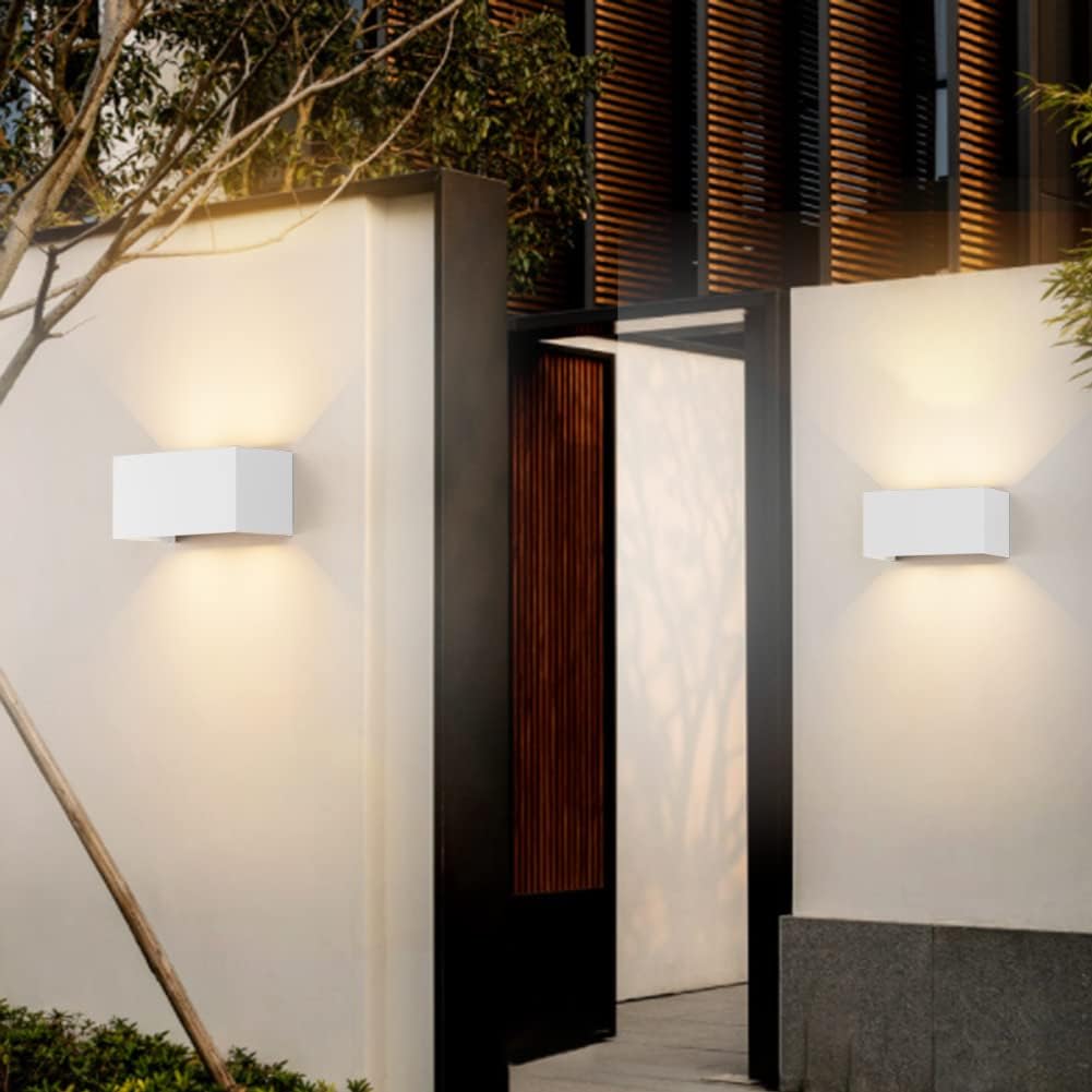 Klighten Lampada da Parete 24W Esterno/Interno Moderna, Bianca - immagine 7