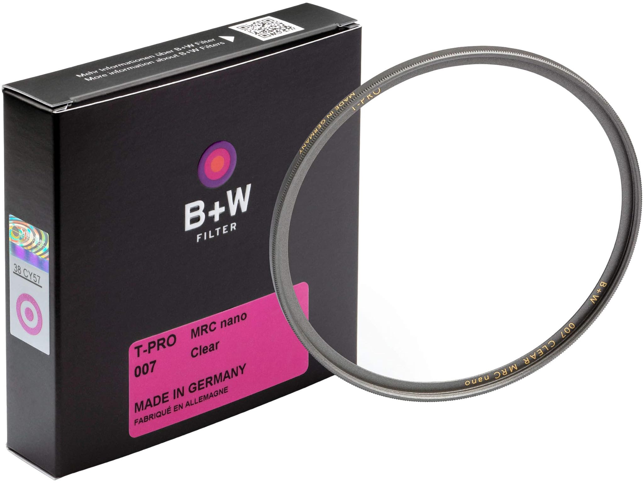 B+W Filtro T-Pro Clear007 Mrcnano 39Mm