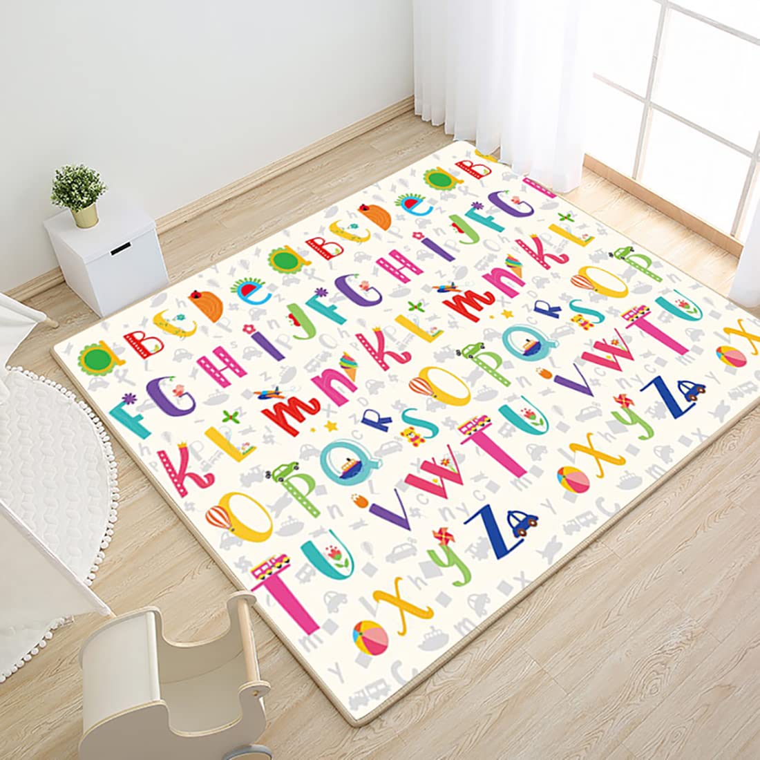 Skrsila Tappetino da Gioco Pieghevole 120x180x0.5 cm