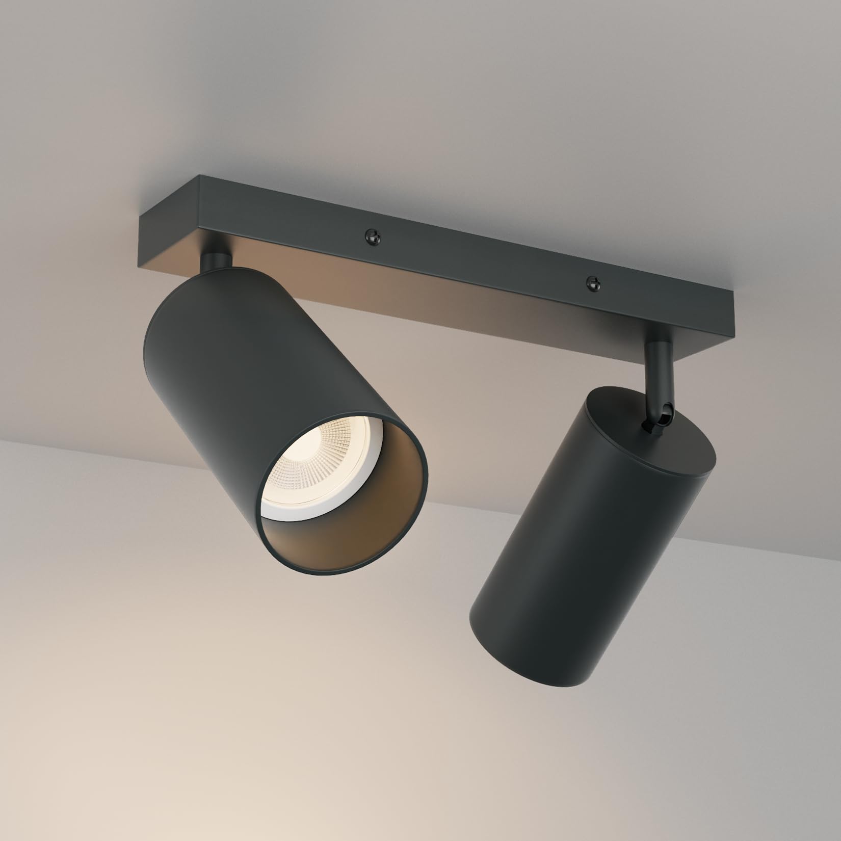 Aipsun Lampada Faretti da Soffitto Orientabili 2 Fiamme