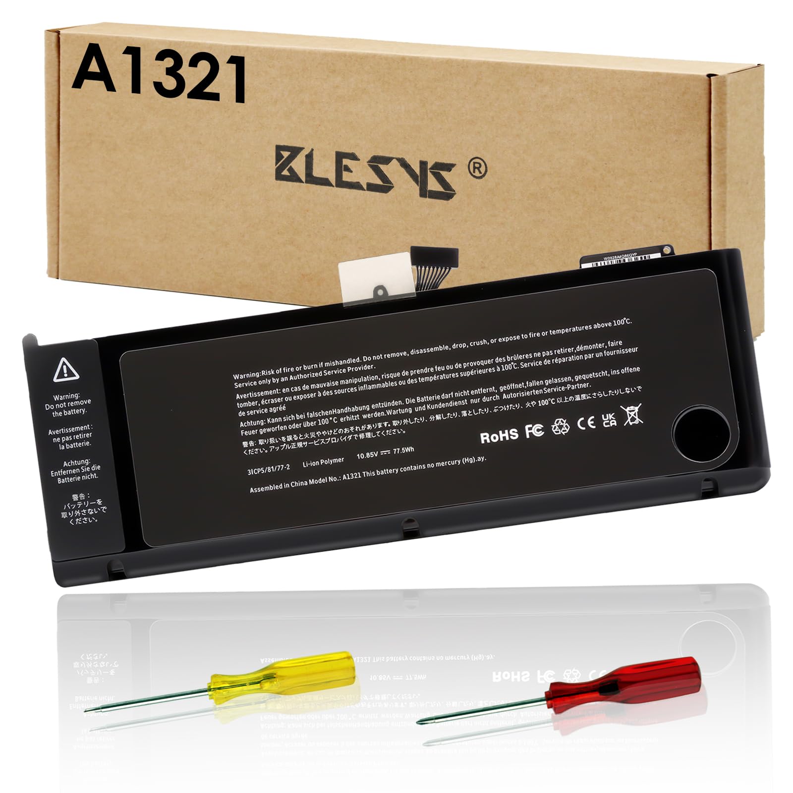 Blesys Batteria A1321 per MacBook Pro 15” A1286 (2009-2010)
