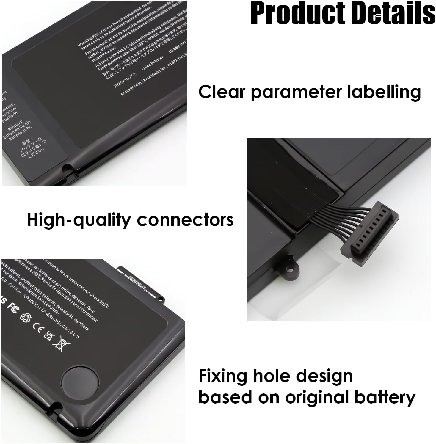 Blesys Batteria A1321 per MacBook Pro 15” A1286 (2009-2010) - immagine 4