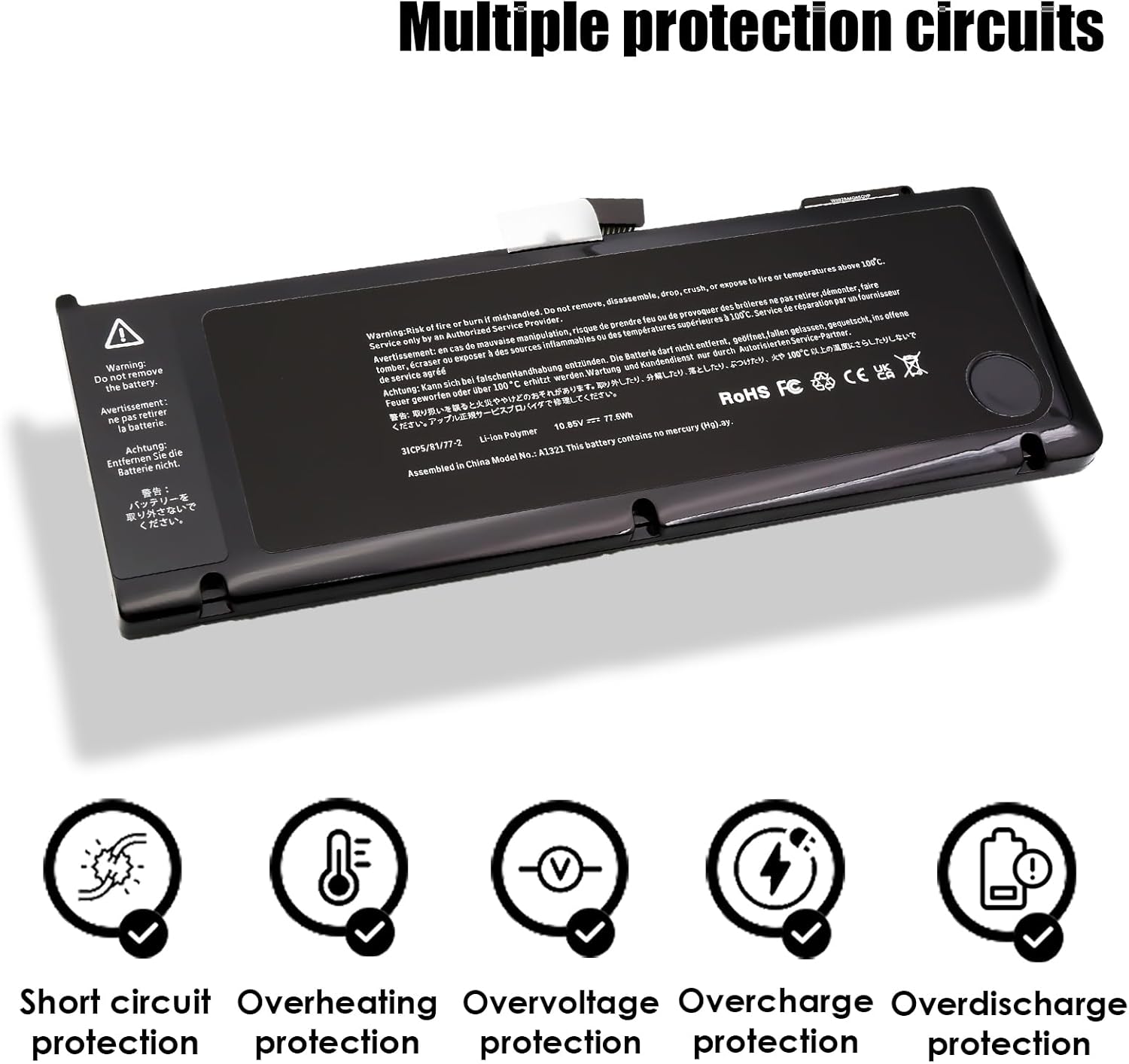 Blesys Batteria A1321 per MacBook Pro 15” A1286 (2009-2010) - immagine 6