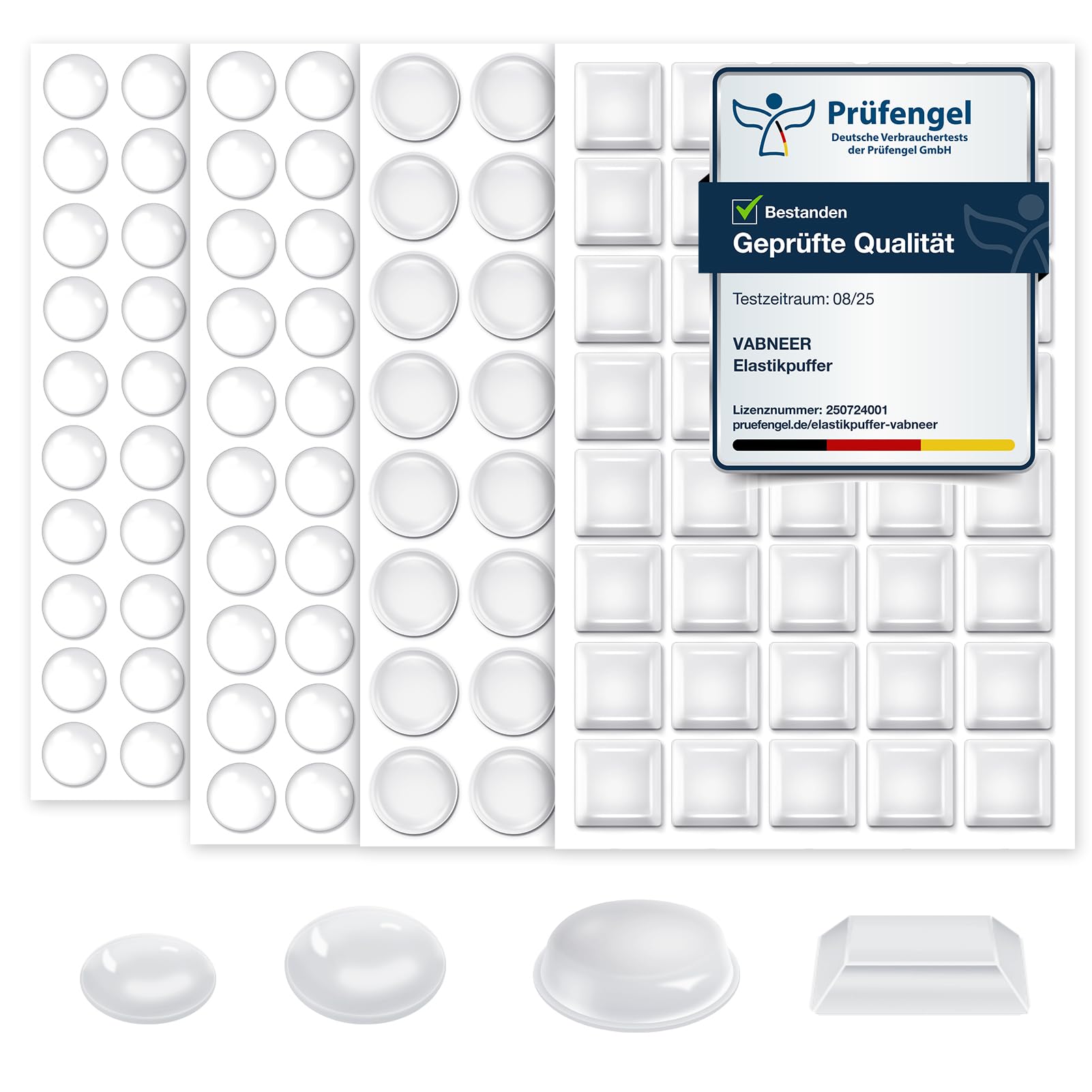 Vabneer Ammortizzatore Colpi Silicone Trasparente