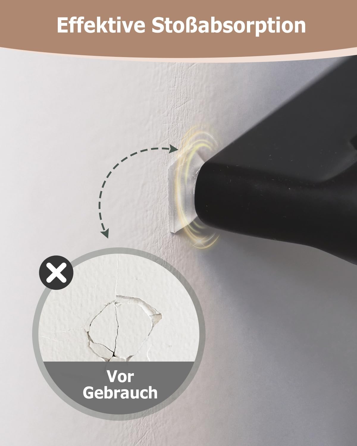 Vabneer Ammortizzatore Colpi Silicone Trasparente - immagine 3