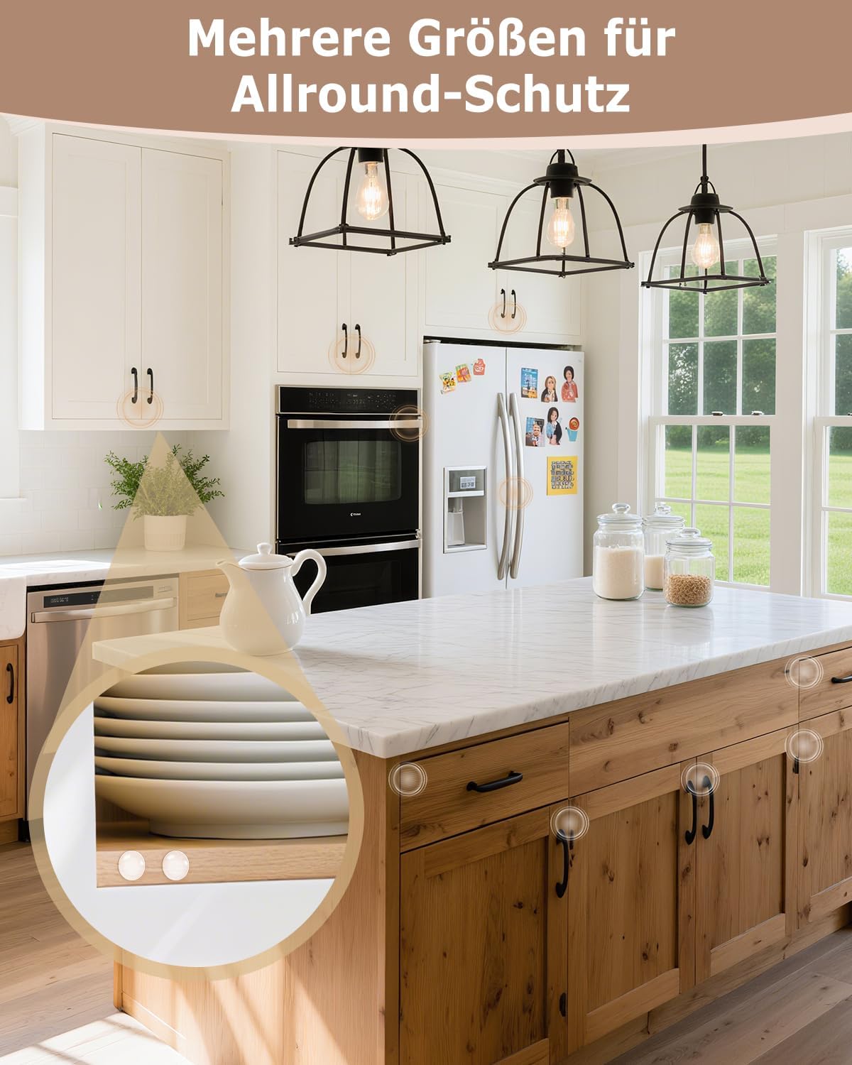 Vabneer Ammortizzatore Colpi Silicone Trasparente - immagine 6