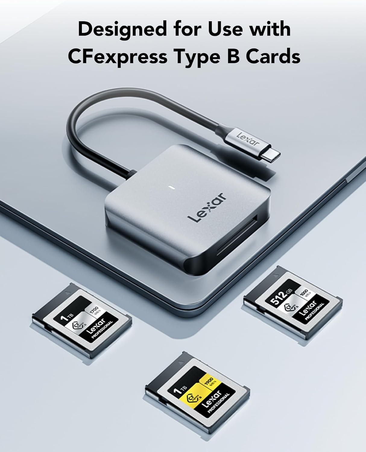 Lexar Lettore Schede CFexpress Tipo B RW510 USB 3.2 Gen 2 - immagine 4