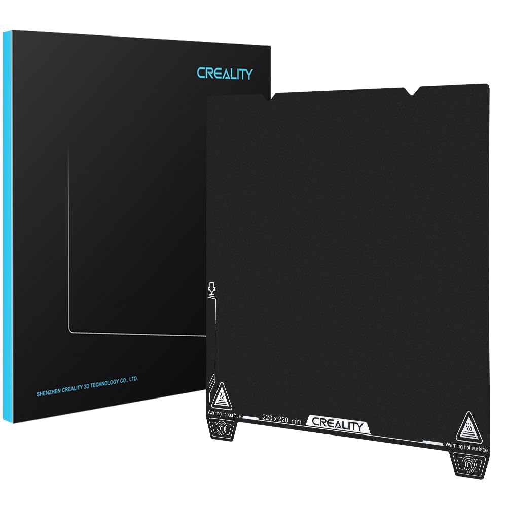Piastra di costruzione ufficiale per Creality Ender 3 V3 SE, 235 x 235 mm, foglio PEI, superficie strutturata, flessibile, rimovibile, per Ender 3S1/3S1 Pro/3V2 Neo/3V3/3V3 KE K1/K1C (senza base