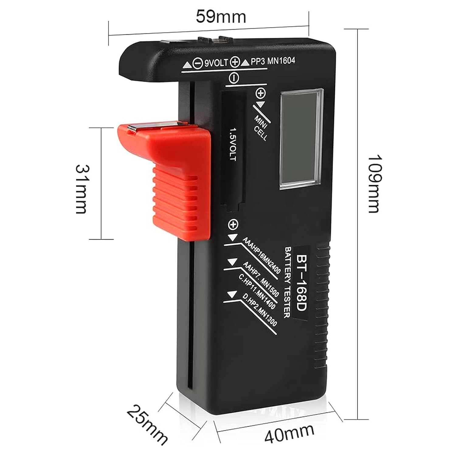 Zhiting Tester Batterie Digitale Volt Checker - immagine 4