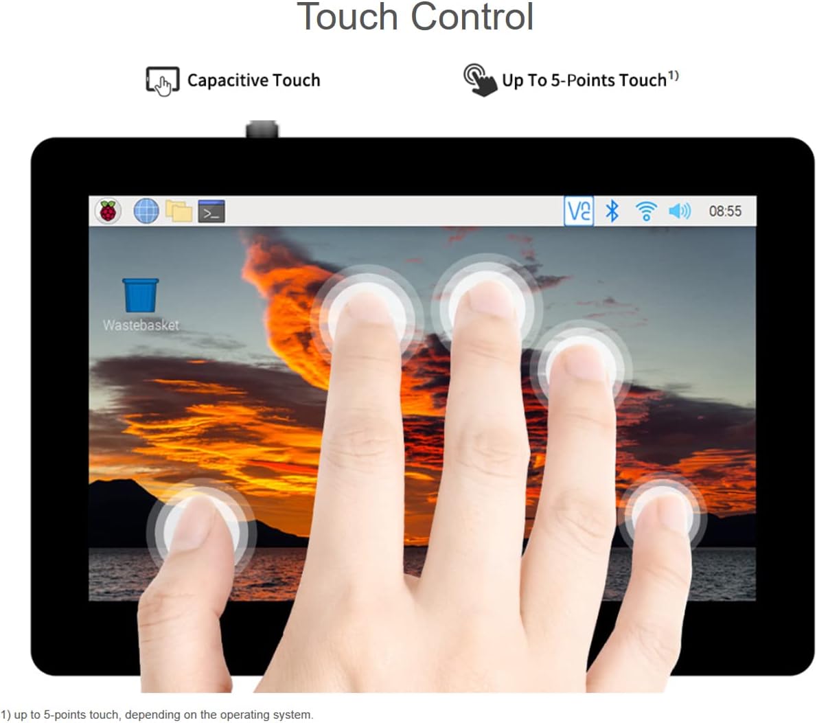 Ingcool Display IPS 5 Pollici per Raspberry Pi 800×480 - immagine 5