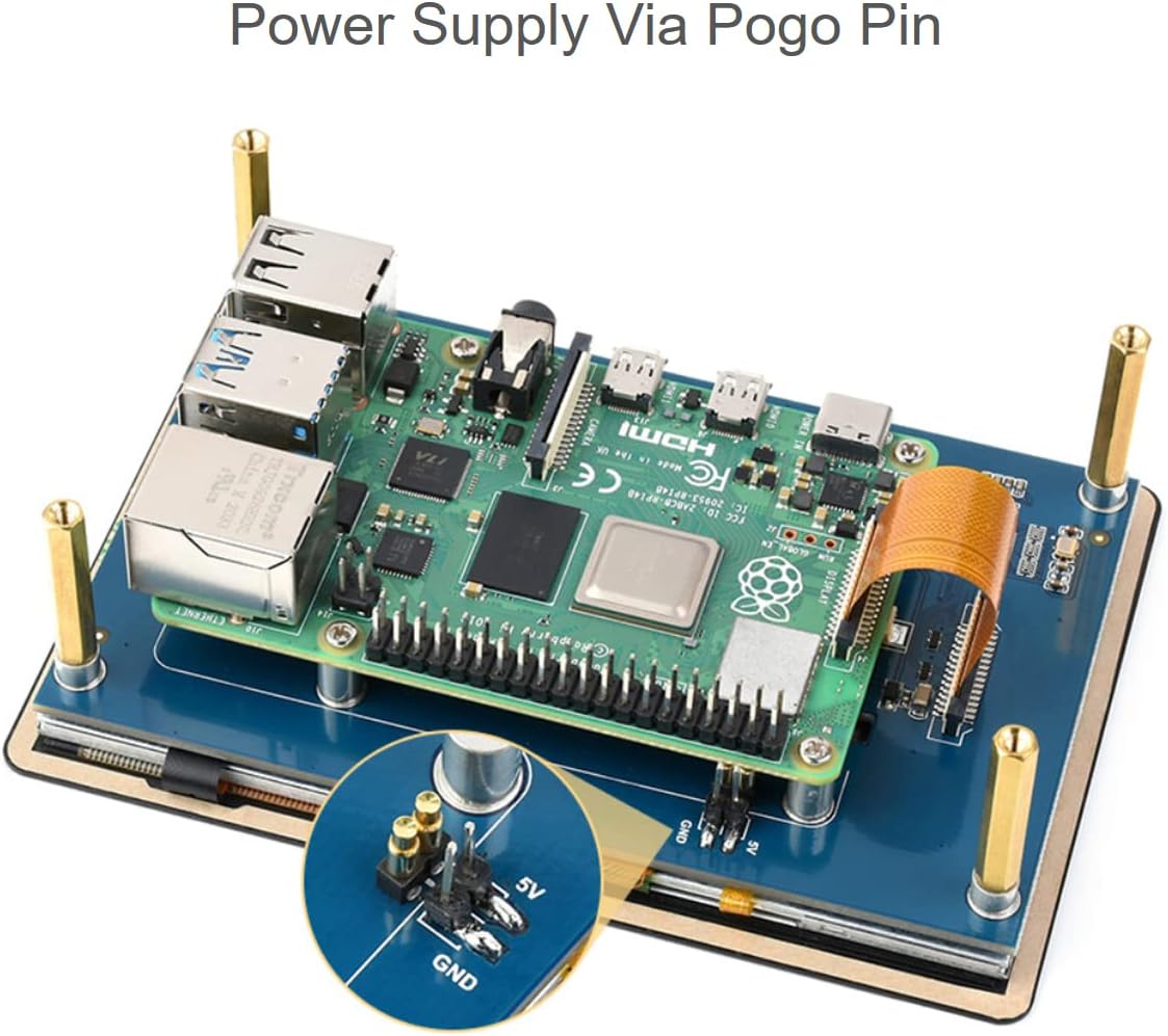 Ingcool Display IPS 5 Pollici per Raspberry Pi 800×480 - immagine 7
