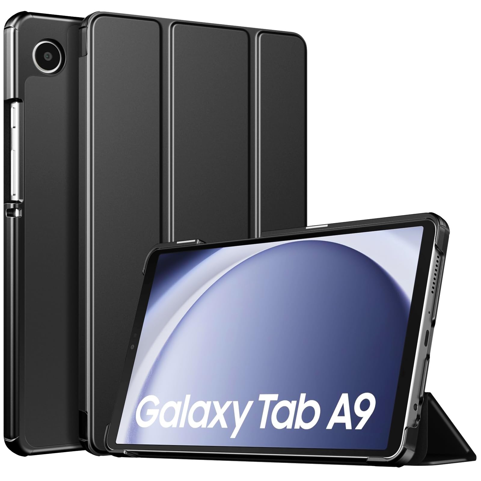 Timovo Custodia per Samsung Galaxy Tab A9 8.7" 2023, Nero